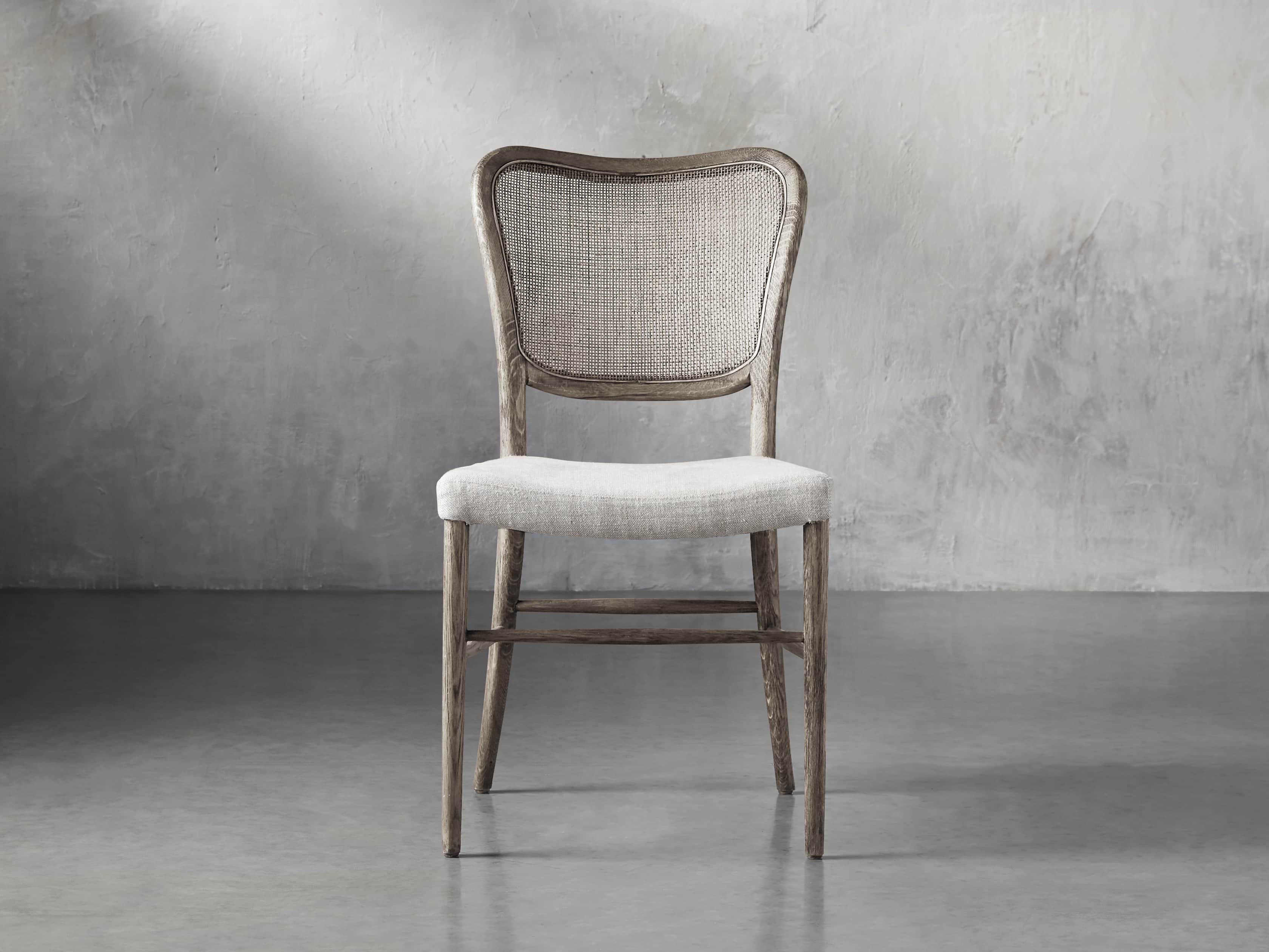 View the Noa Dining Chair in Stone Vintage | Variant: LINEN NATURAL