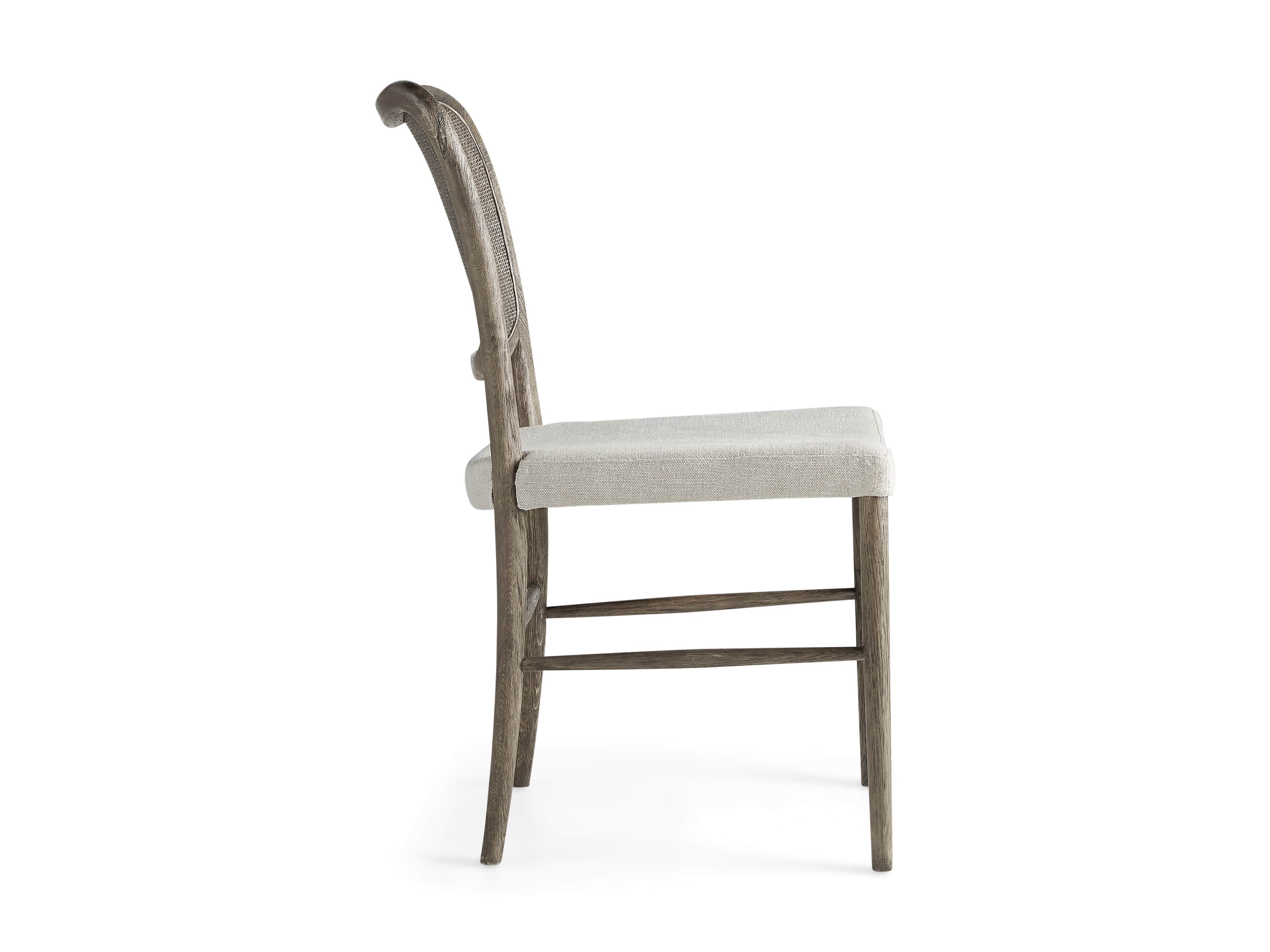 Noa Dining Chair in Stone Vintage with Linen Natural seat, slide 9 of 9