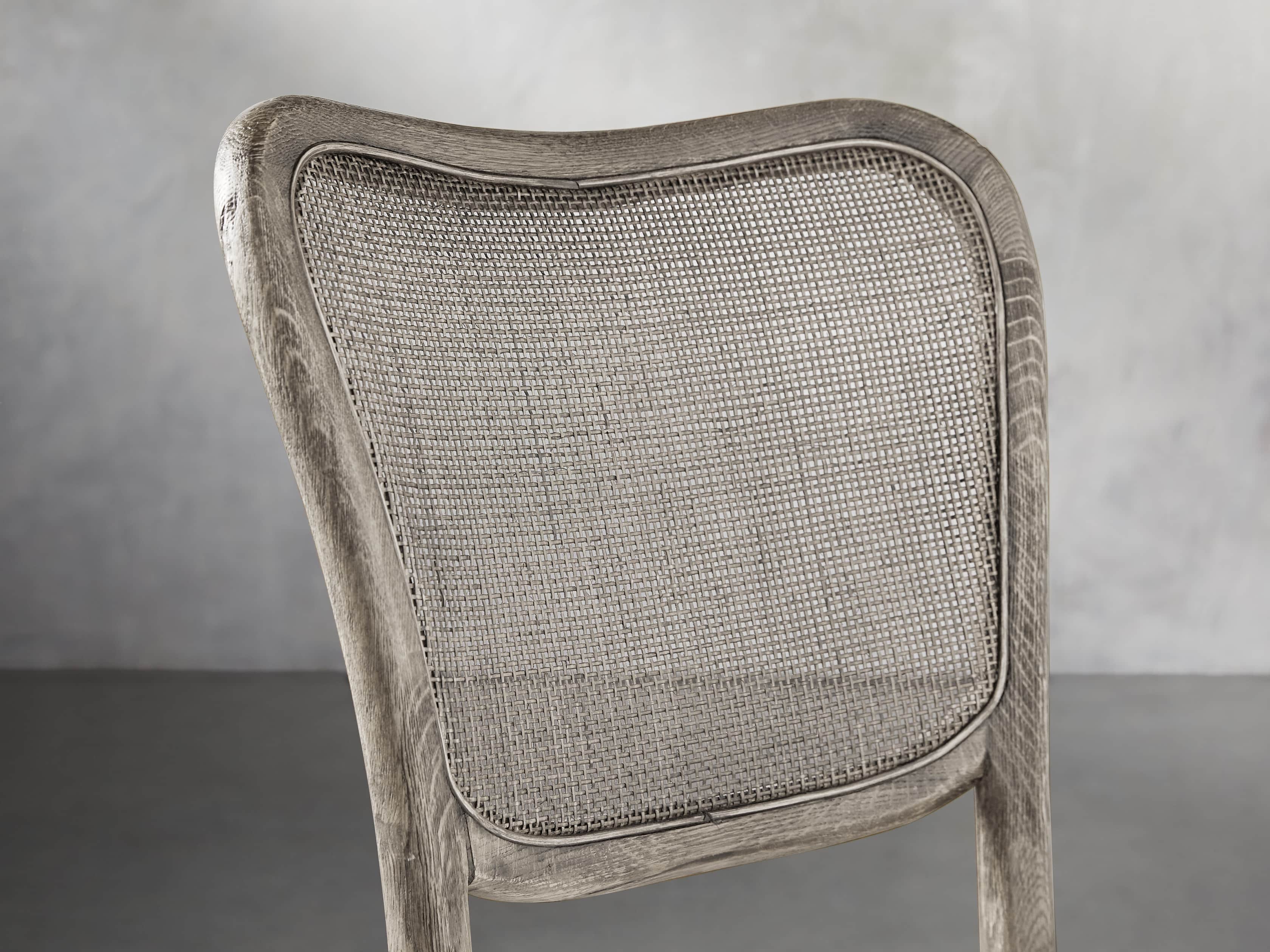 Noa Dining Chair in Stone Vintage with Linen Natural seat, slide 6 of 9