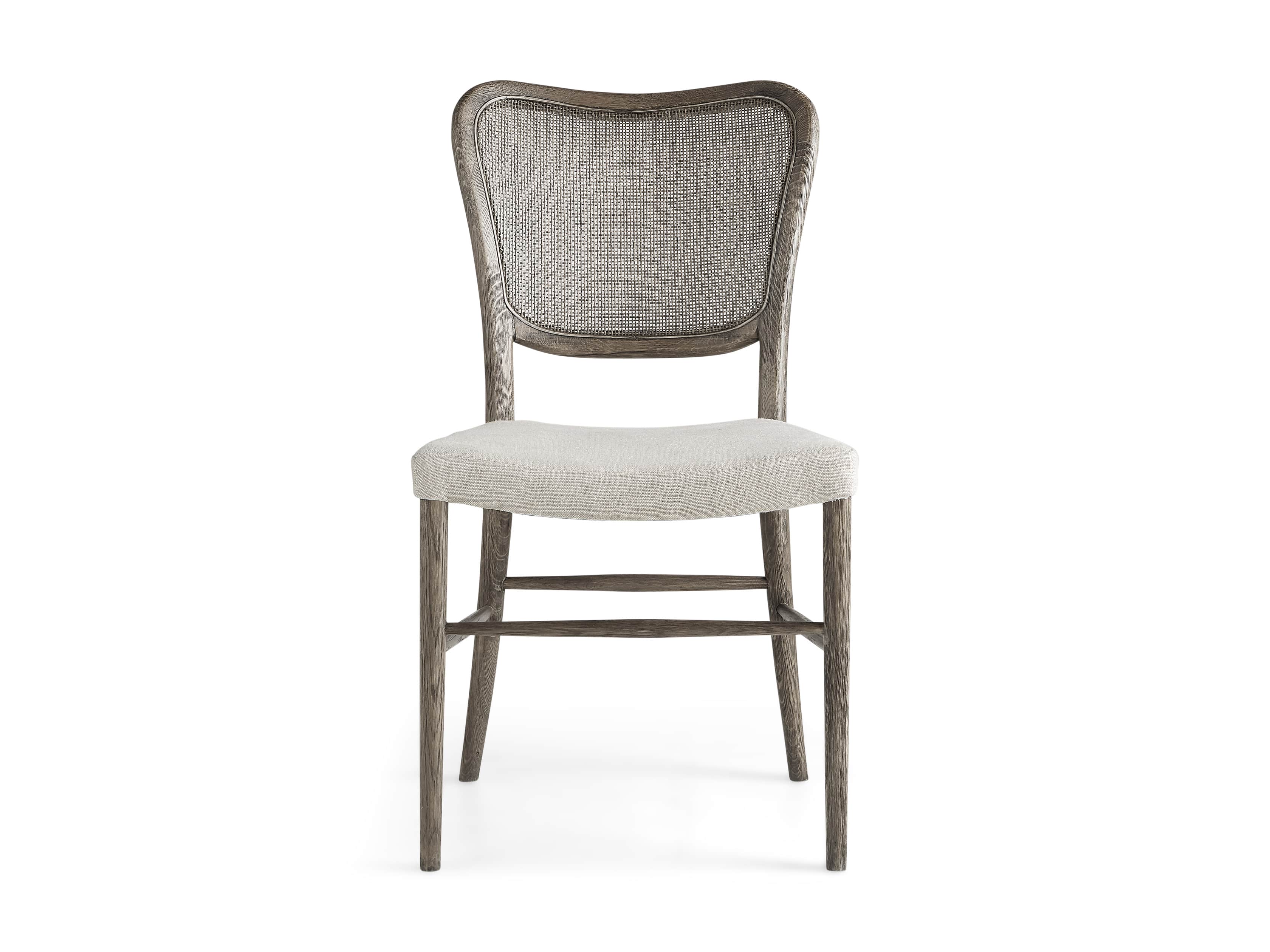 Noa Dining Chair in Stone Vintage with Linen Natural seat, slide 8 of 9