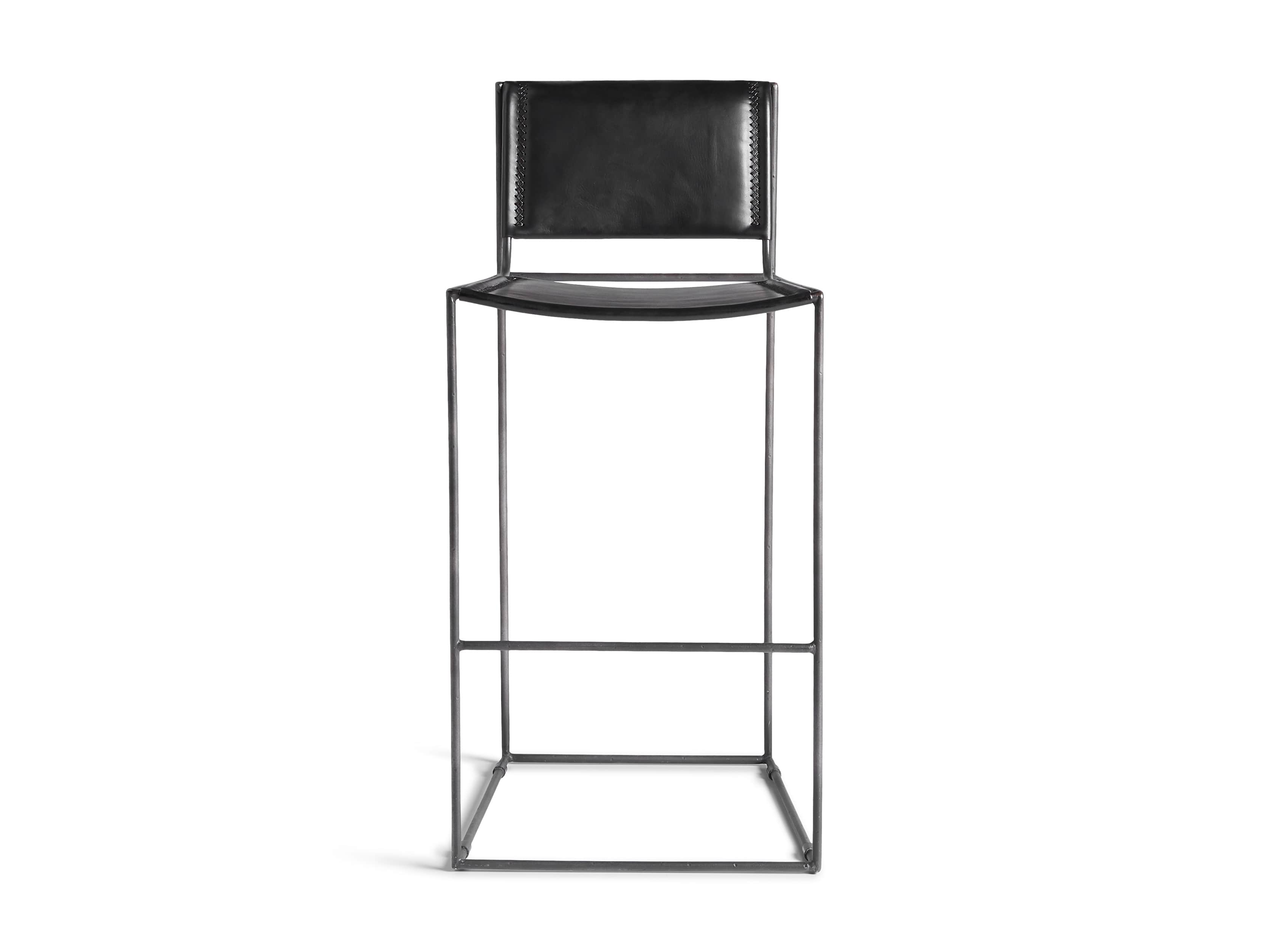 Oeste 19" Barstool in Black Coffee
