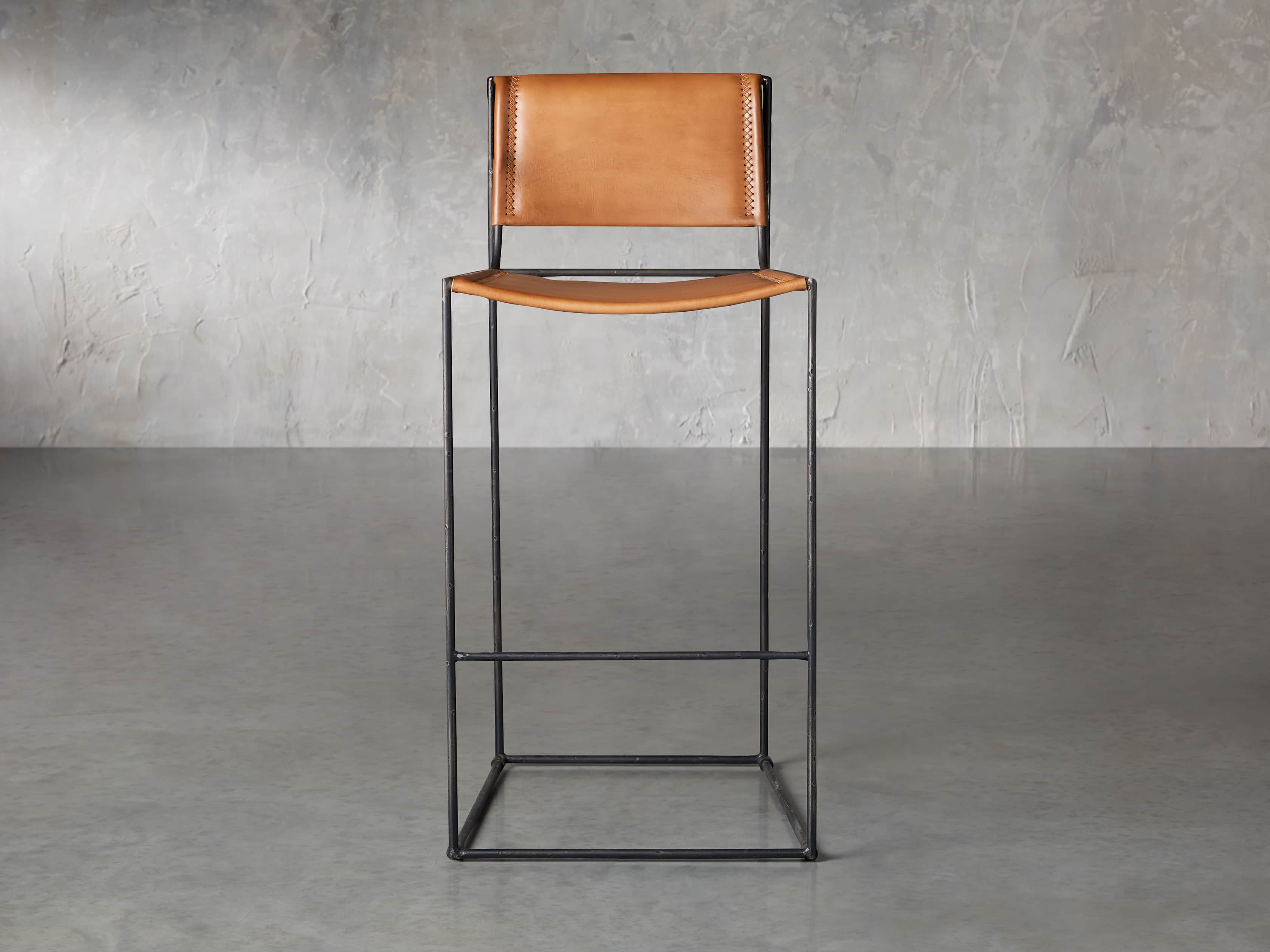 Oeste Barstool in Honey Pumpkin, slide 2 of 10