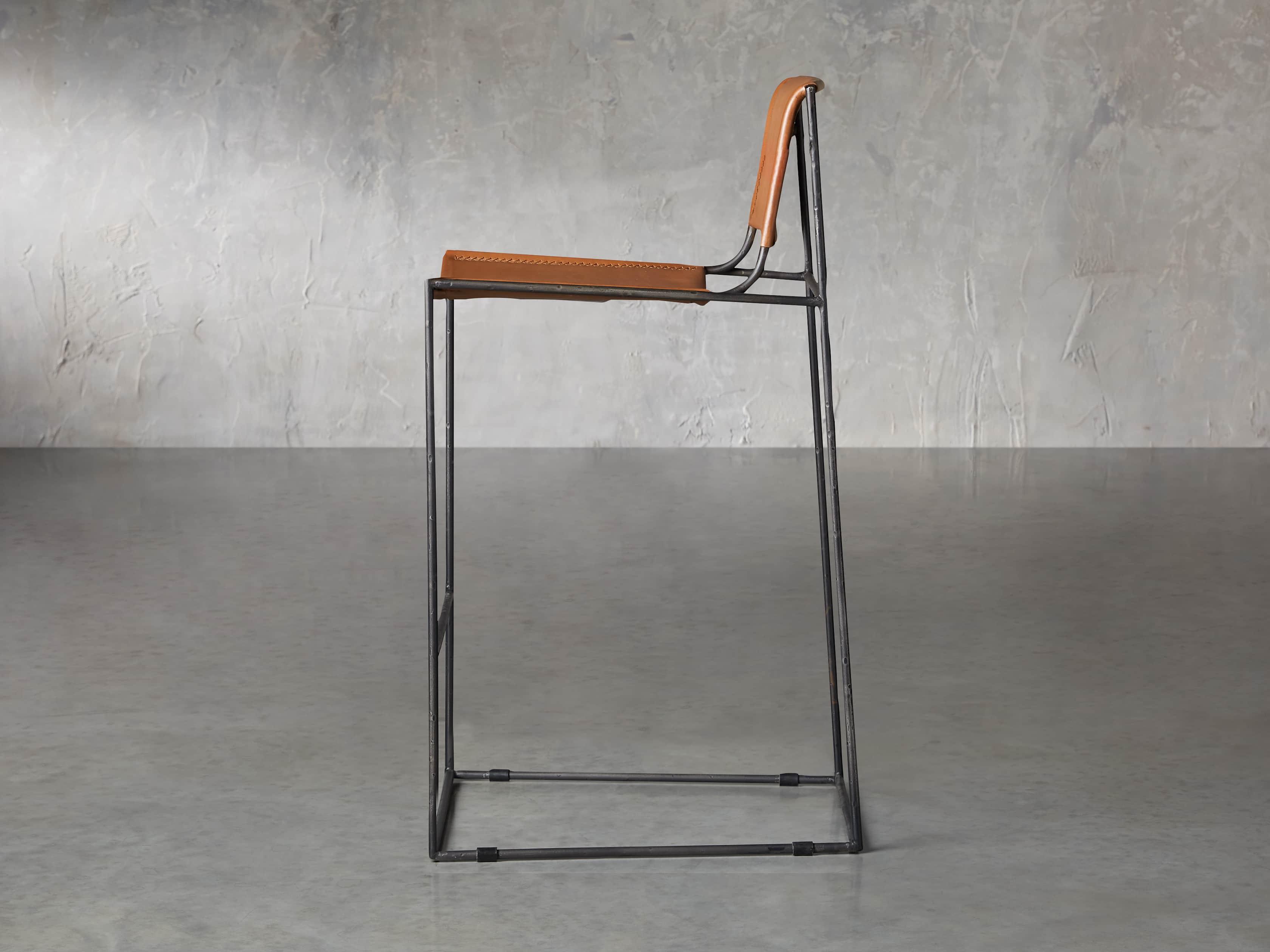 Oeste Barstool in Honey Pumpkin, slide 4 of 10