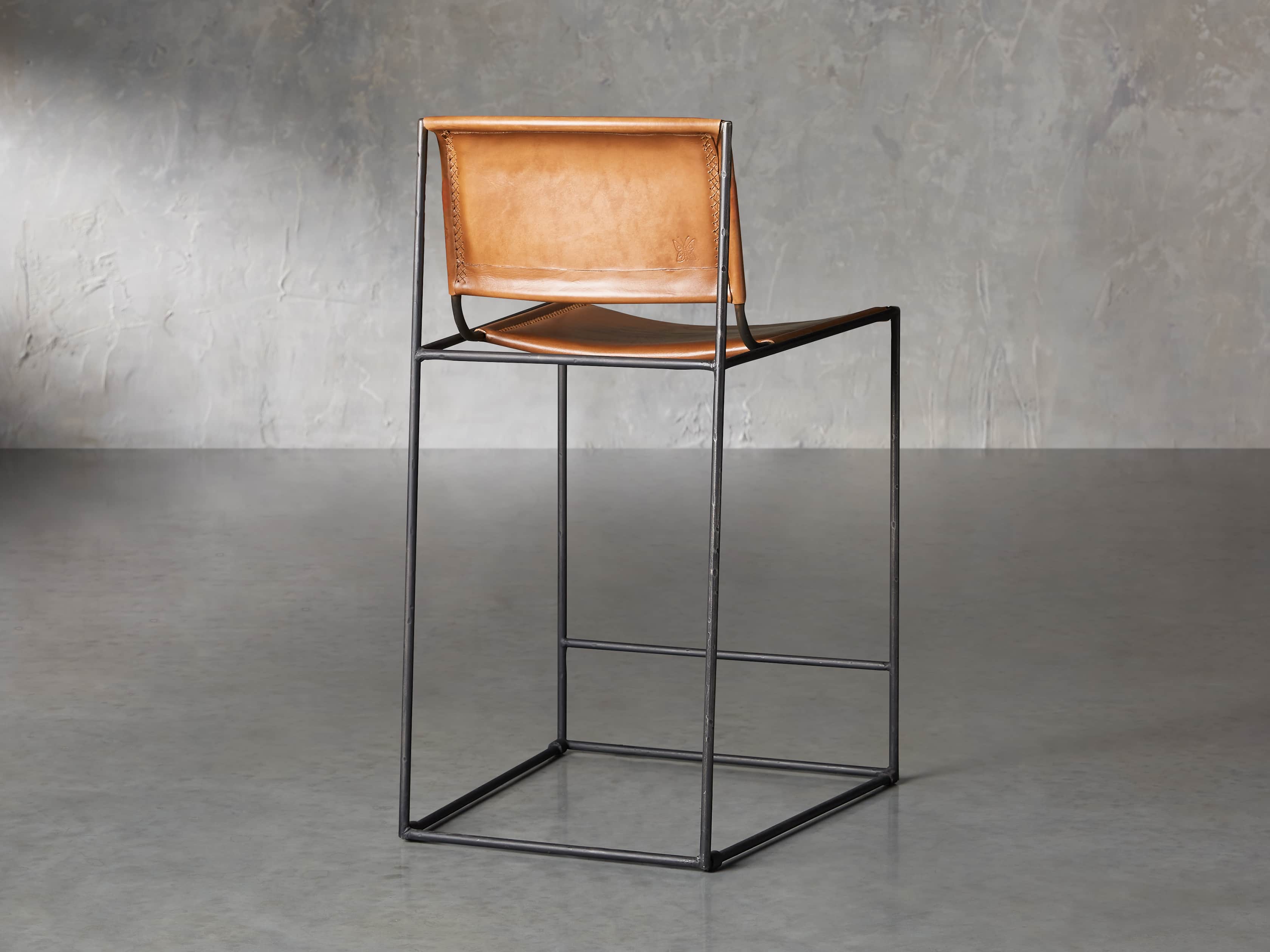 Oeste Counter Stool in Honey Pumpkin, slide 4 of 9
