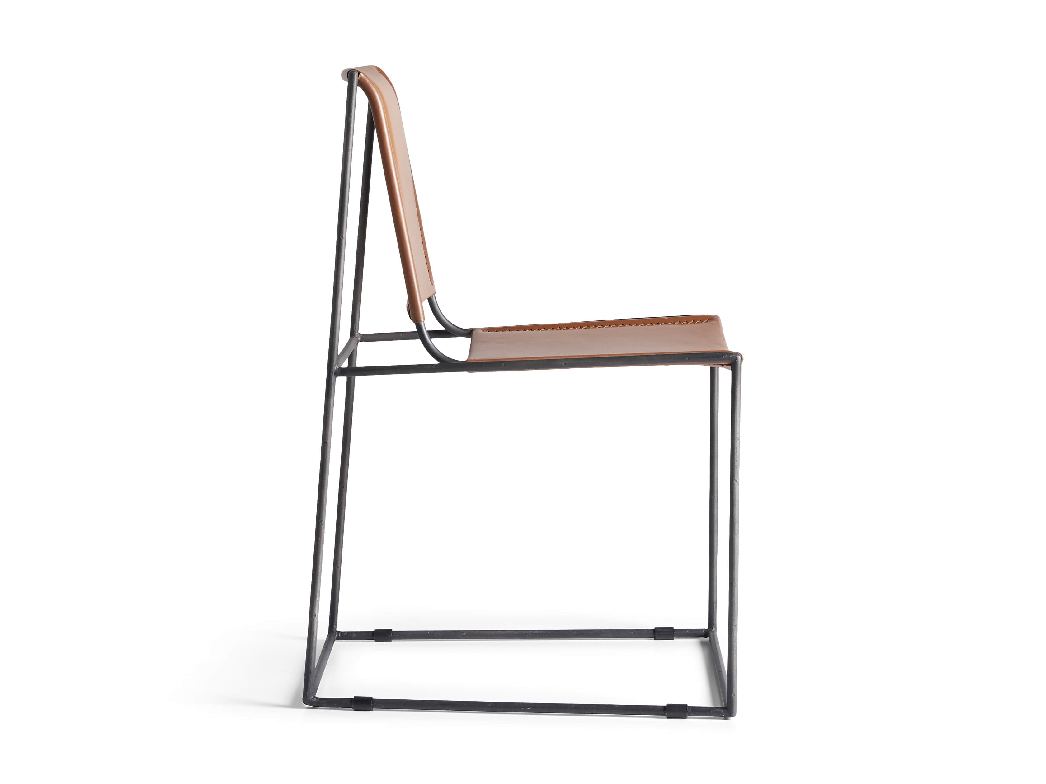 Oeste 19" Dining Side Chair in Honey Pumpkin, slide 9 of 9