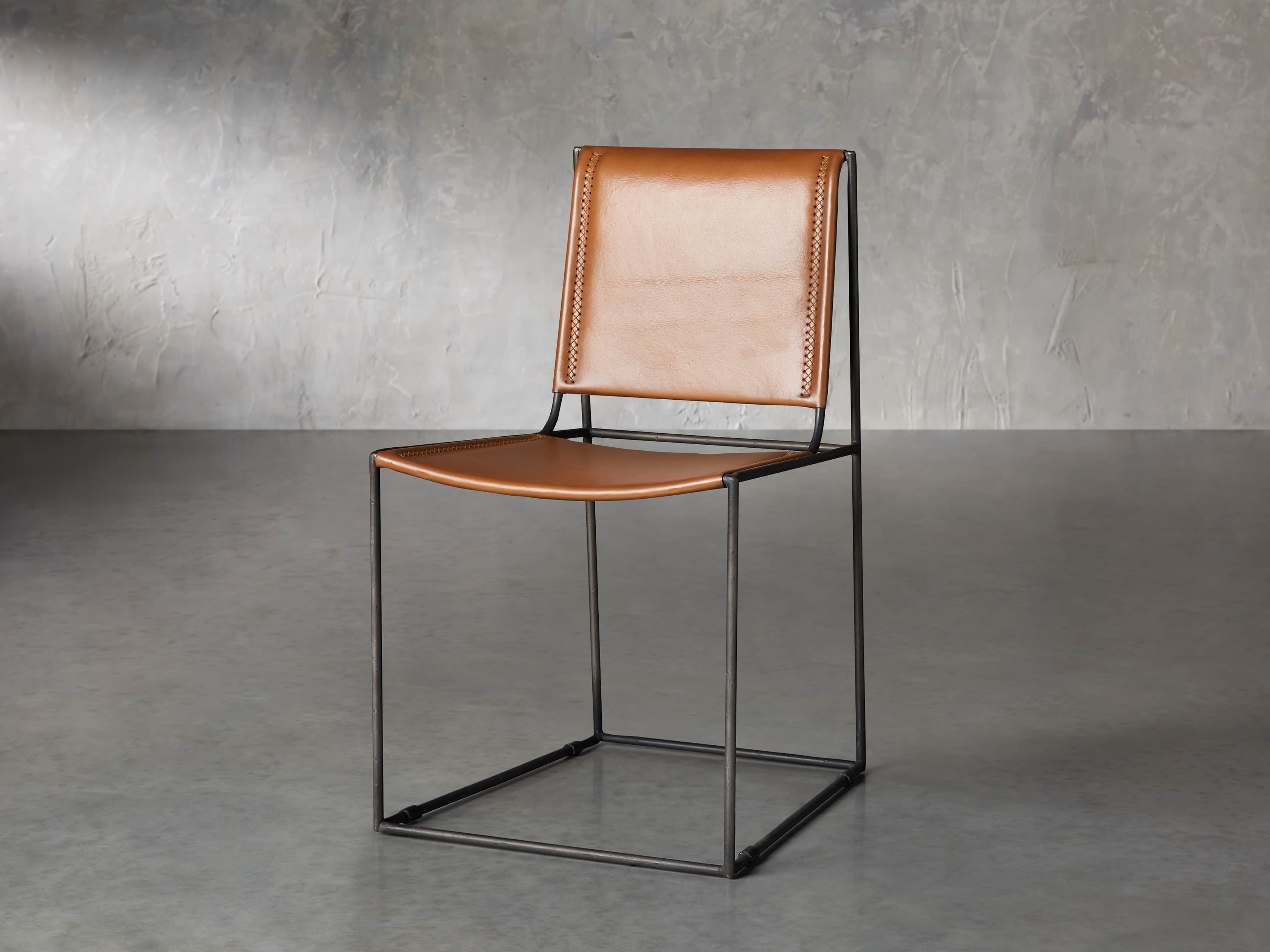 Oeste 19" Dining Side Chair in Honey Pumpkin, slide 2 of 9