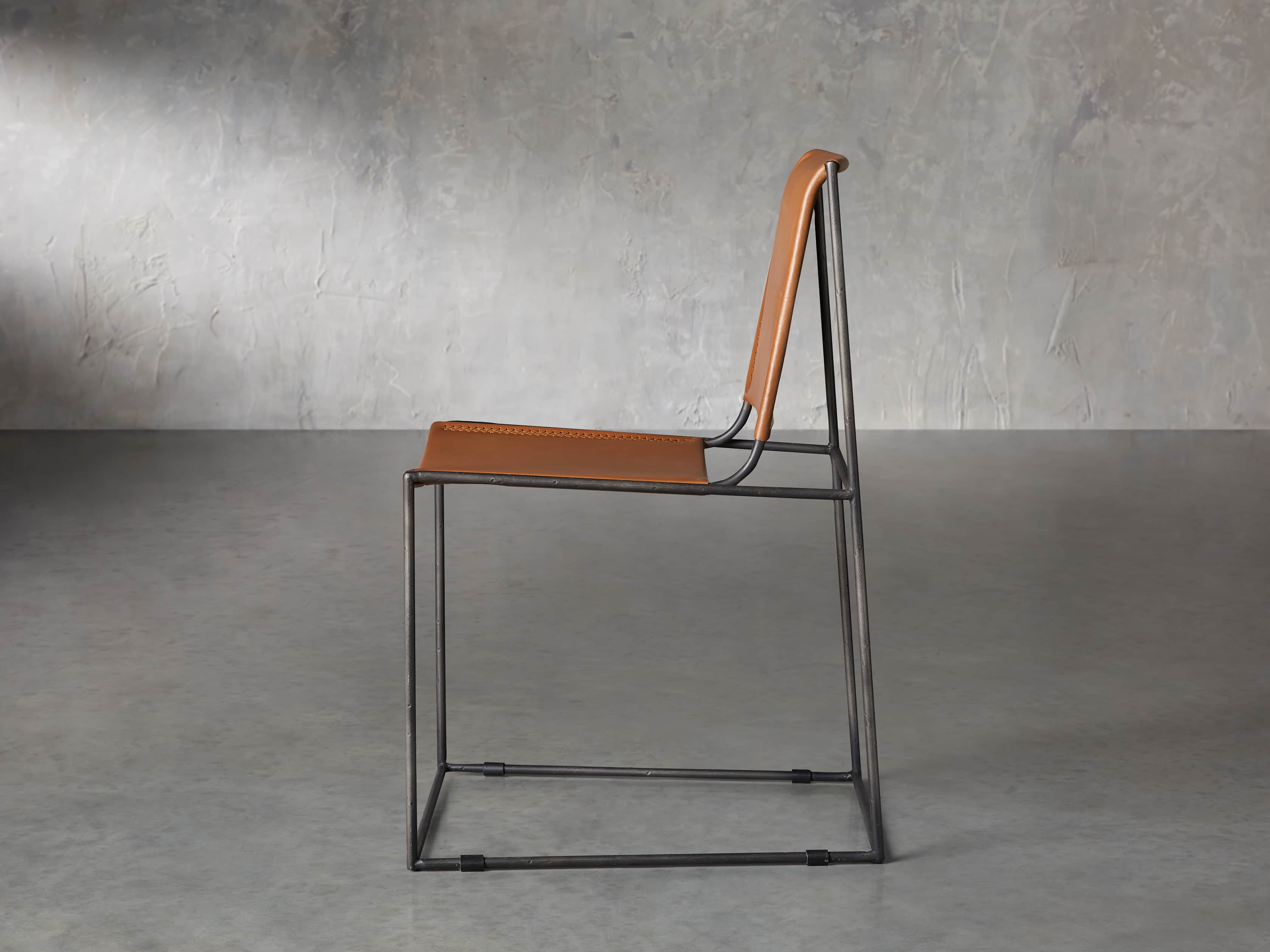 Oeste 19" Dining Side Chair in Honey Pumpkin, slide 3 of 9