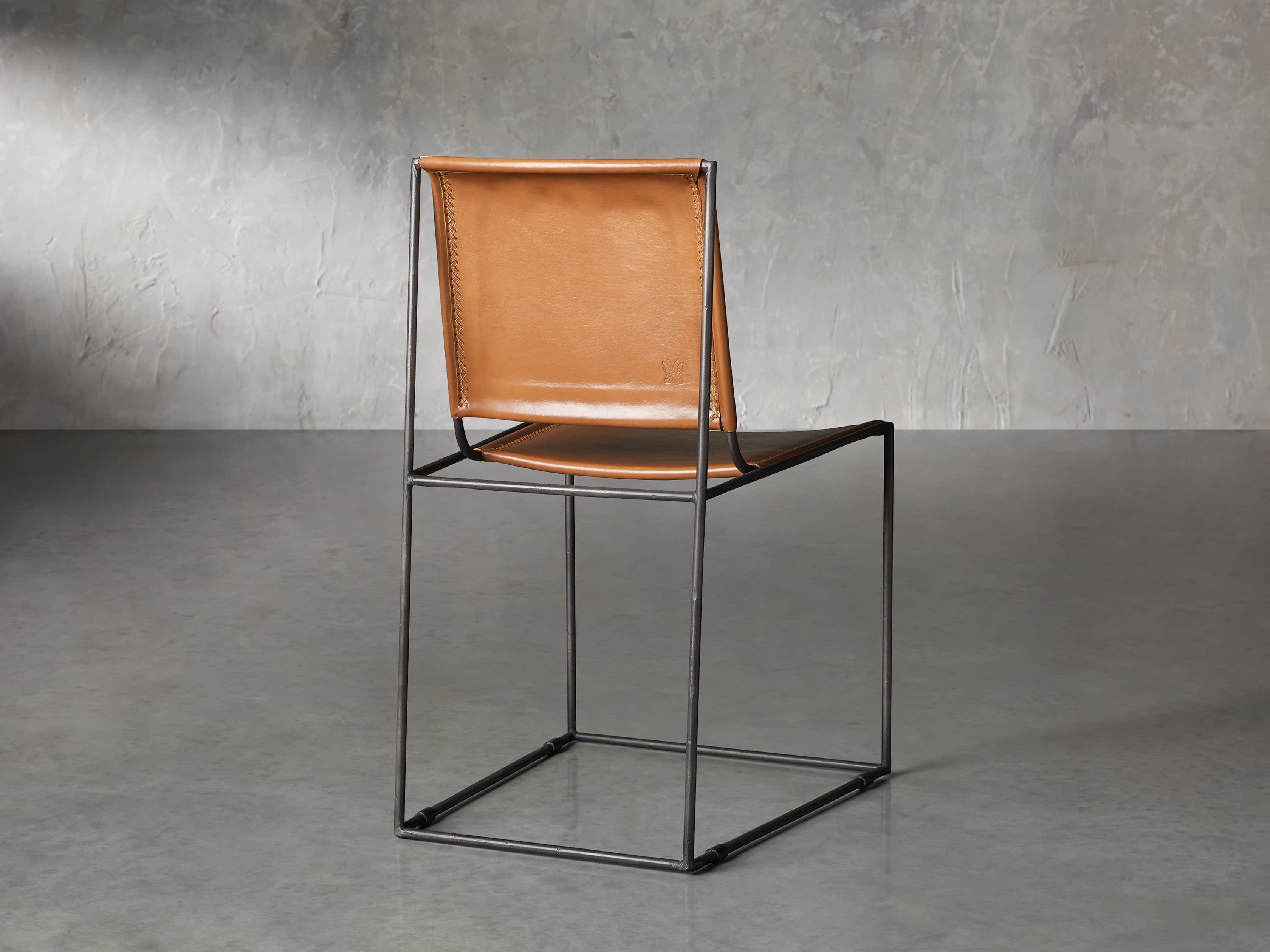 Oeste 19" Dining Side Chair in Honey Pumpkin, slide 4 of 9
