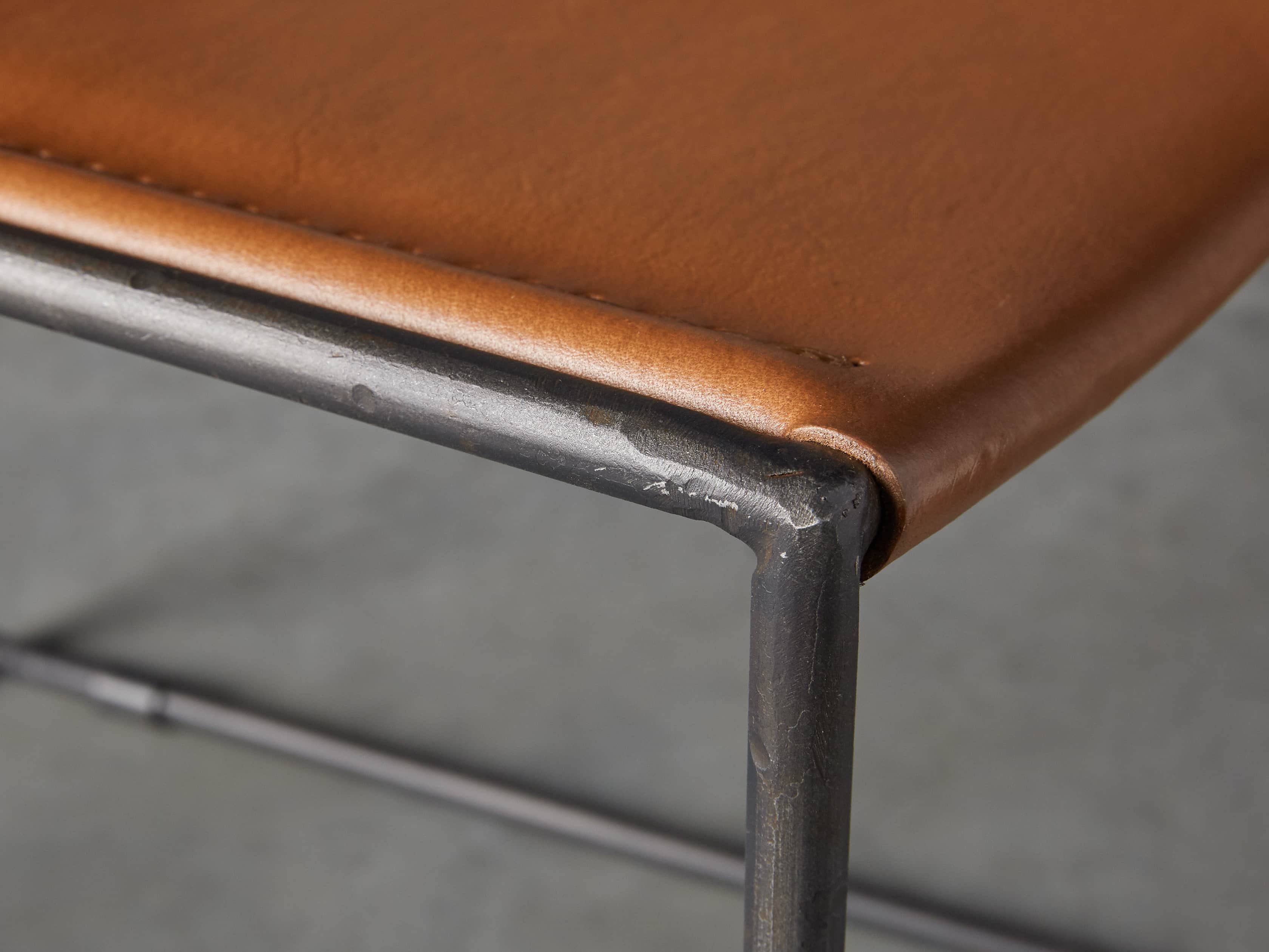 Oeste 19" Dining Side Chair in Honey Pumpkin, slide 7 of 9