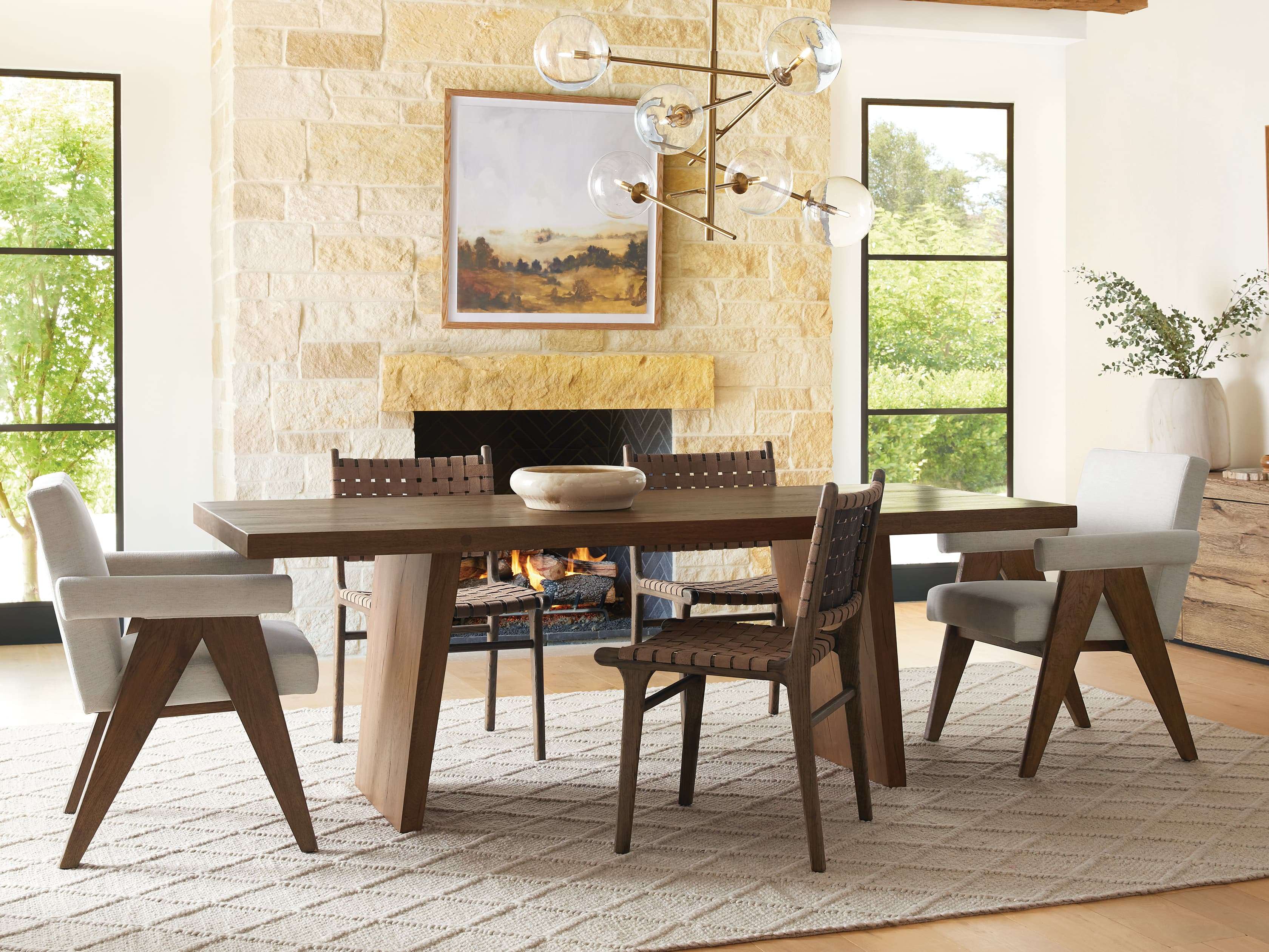 arhaus pedestal table