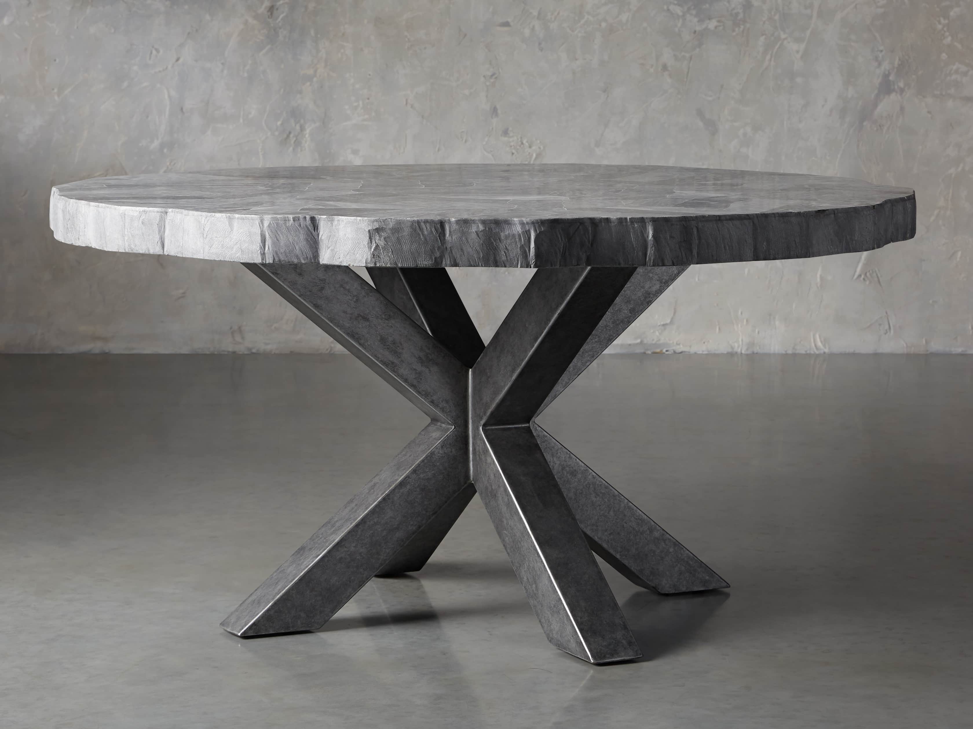 Petra Round Dining Table Arhaus Petra Round Dining Table Arhaus, Round Marble Top Dining Table