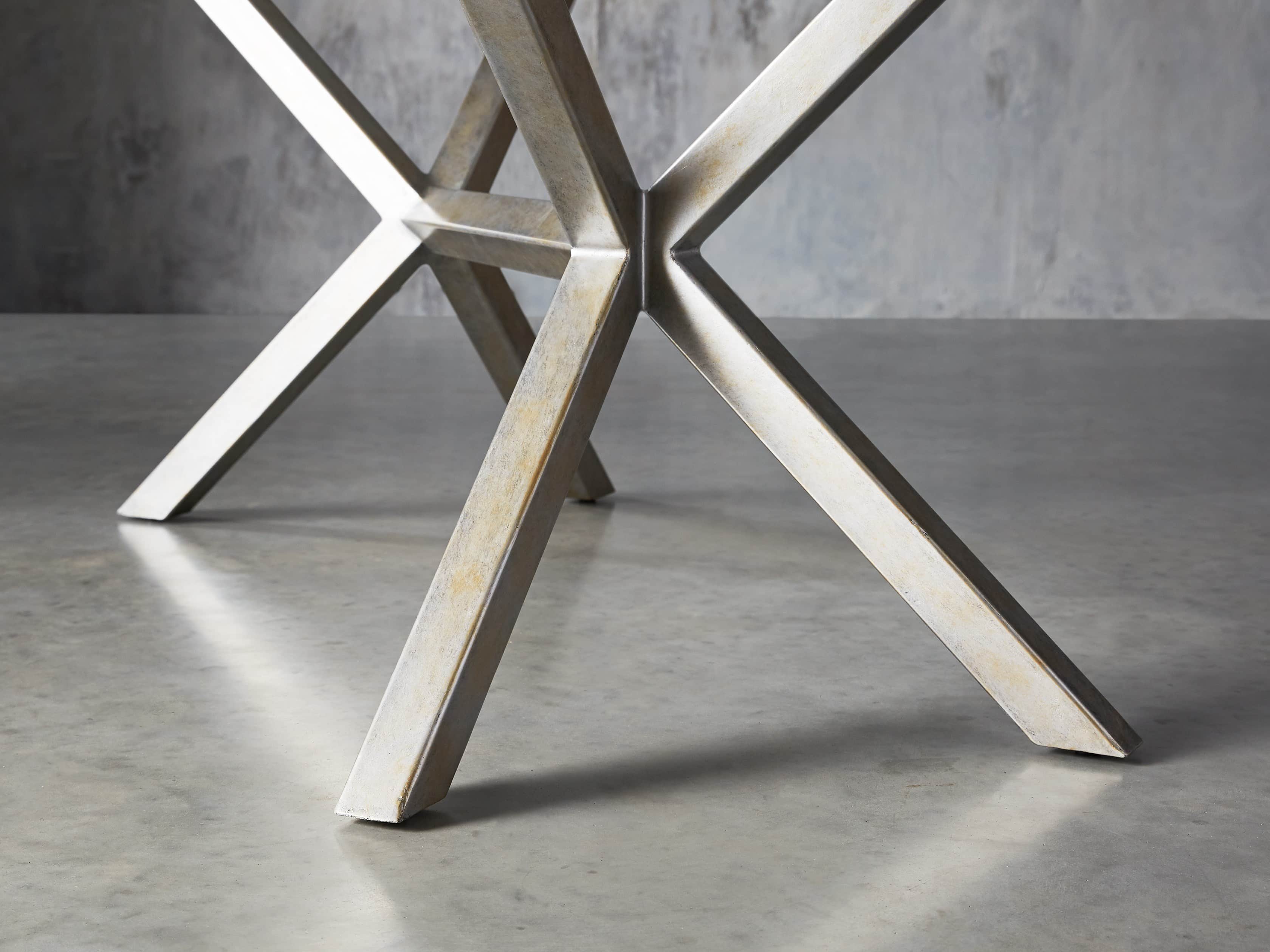 Petra 86" Rectangle Century Marble Dining Table in White, slide 6 of 12