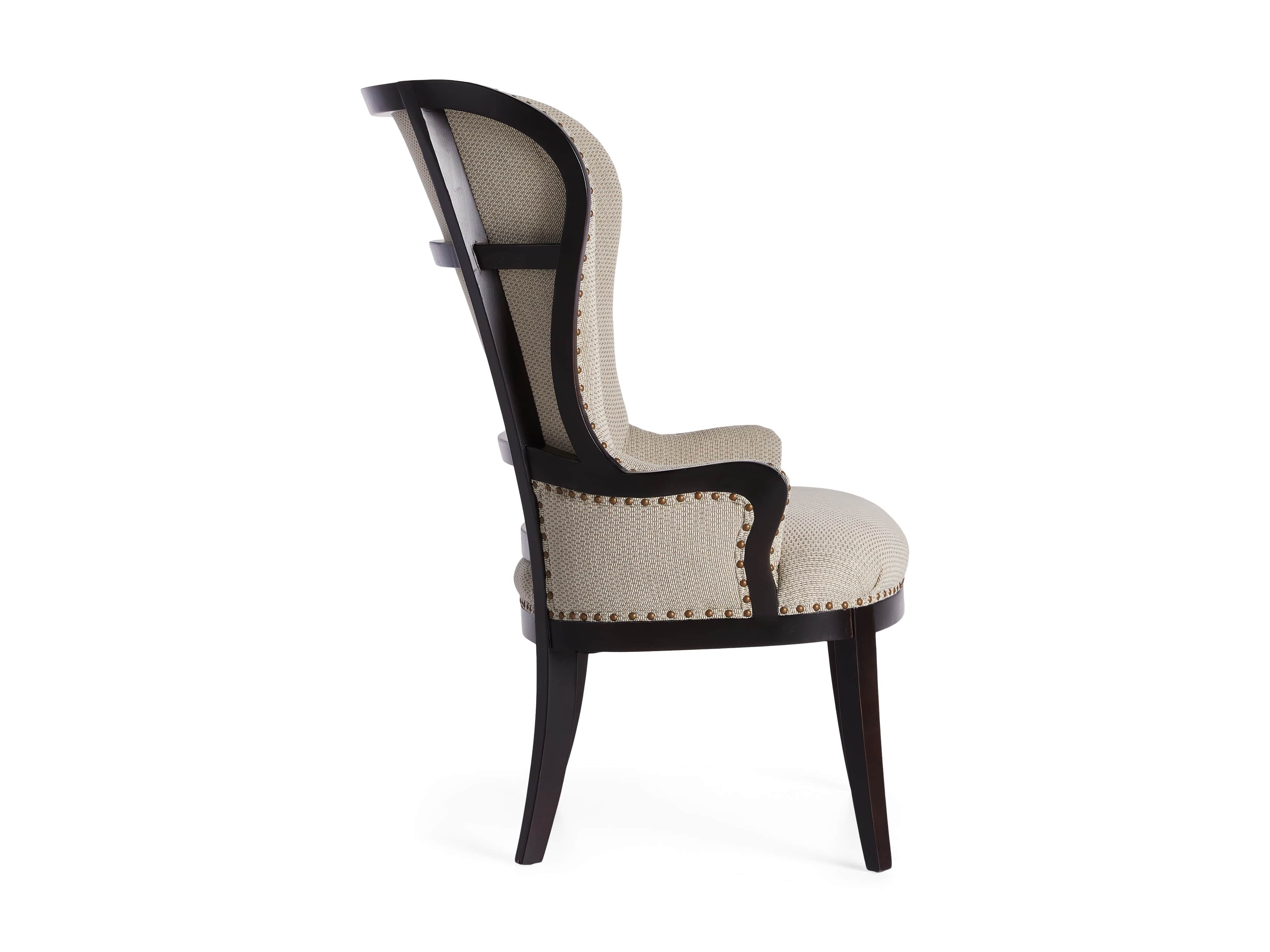 Portsmouth Upholstered 32" Dining Arm Chair in Jennings Cement, slide 8 of 8
