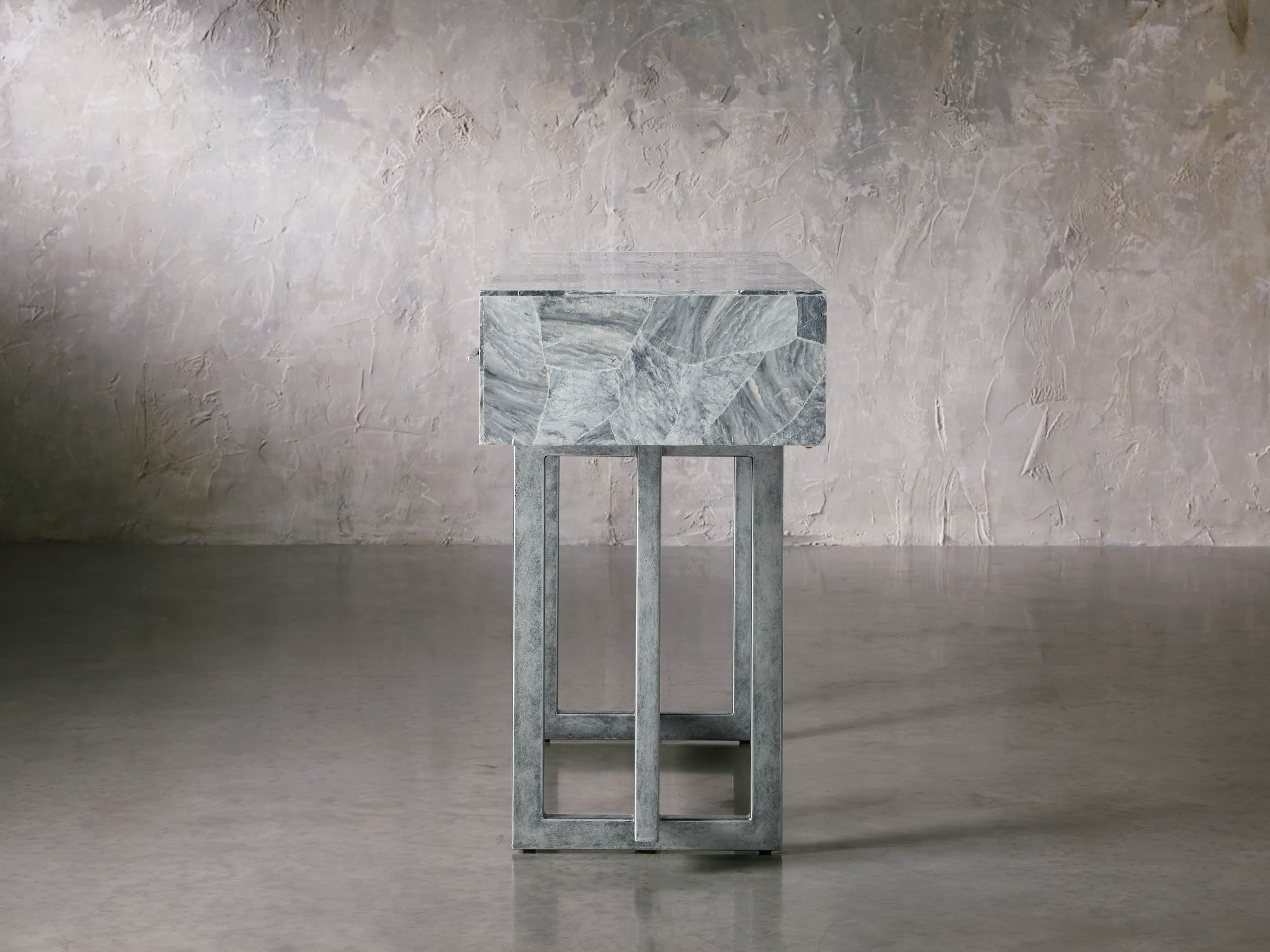 Petra 65" Grey Marble Server, slide 5 of 11