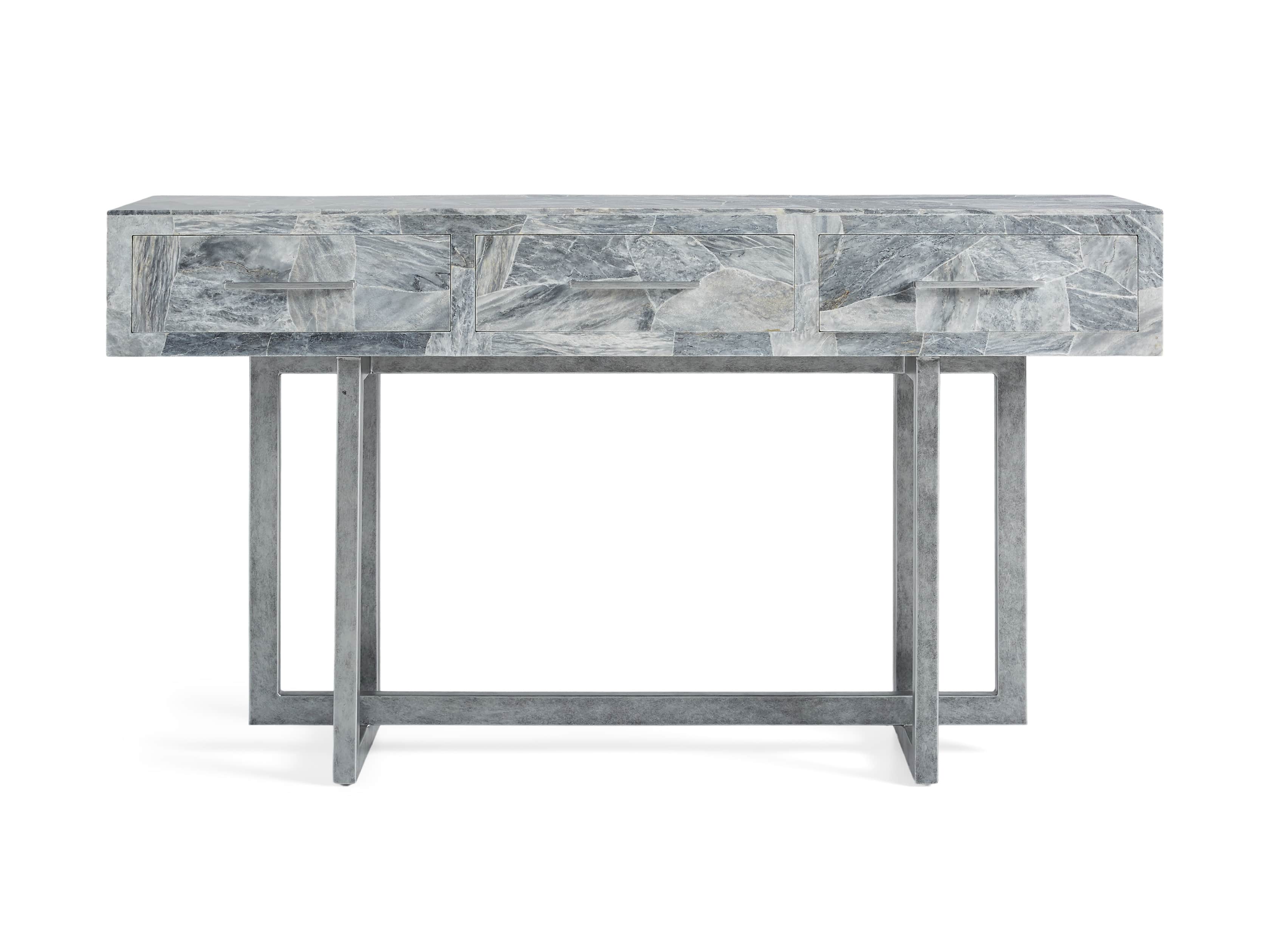 Petra 65" Grey Marble Server, slide 9 of 11