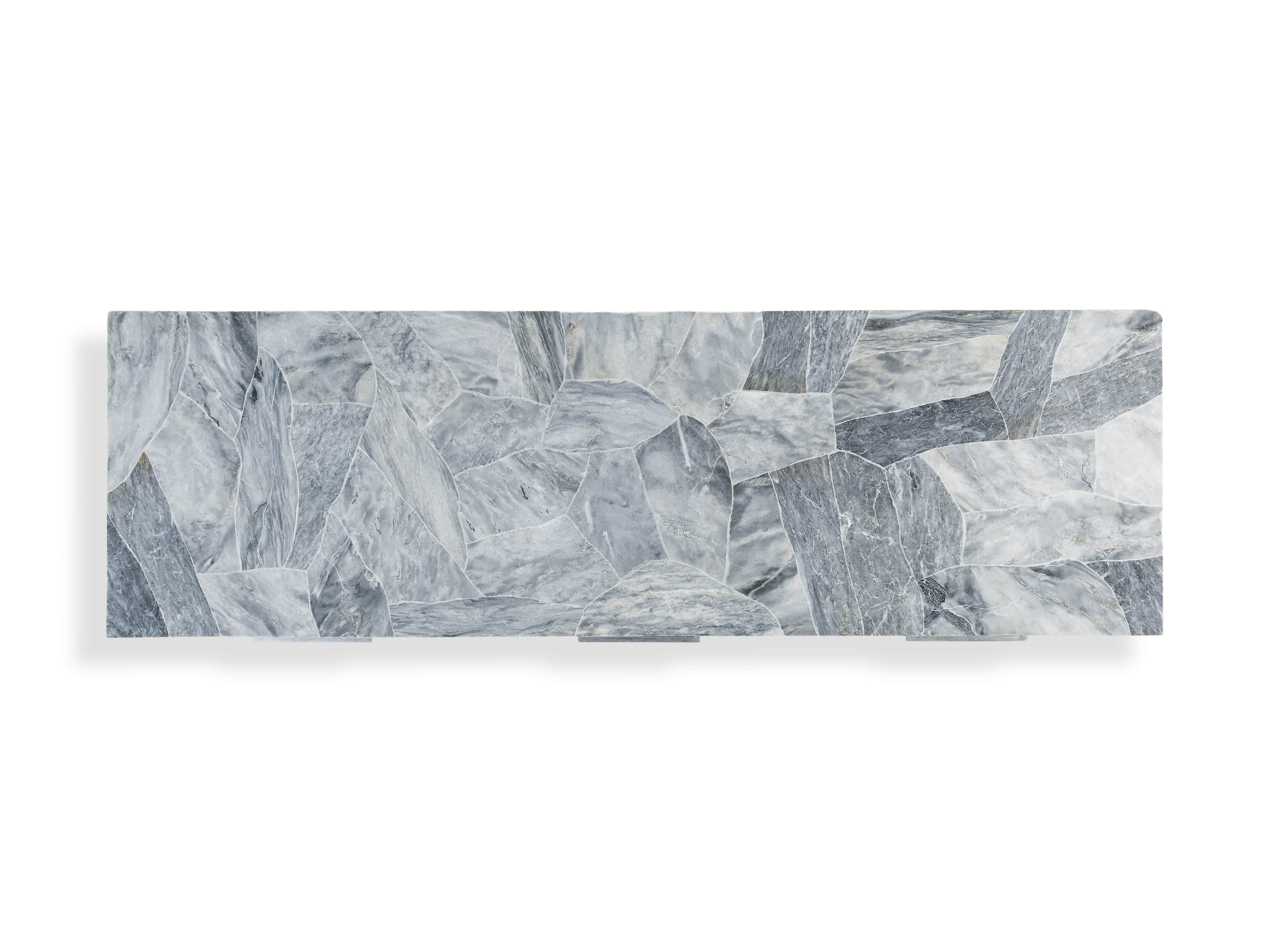 Petra 65" Grey Marble Server, slide 11 of 11