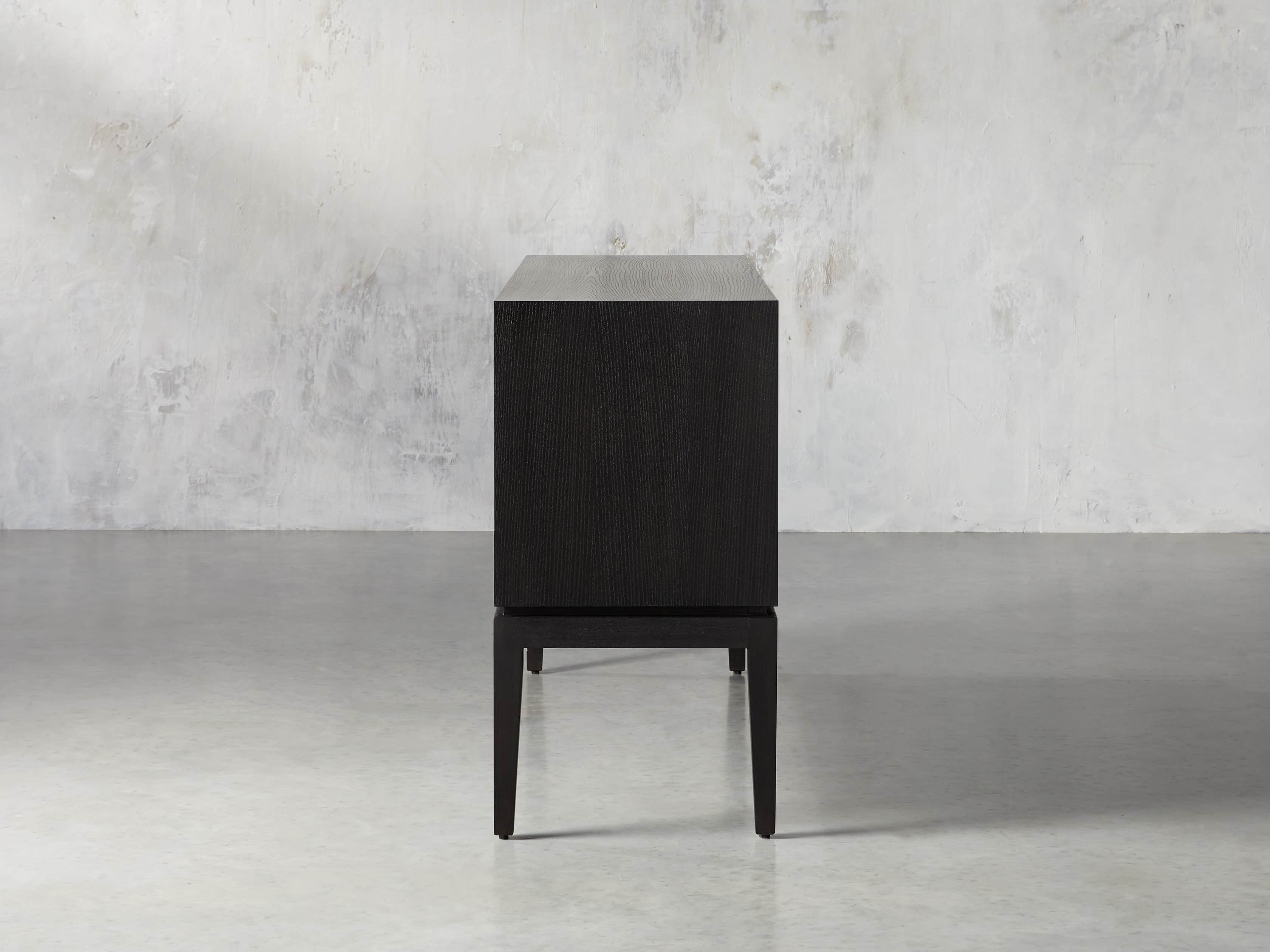 Raja 60" Bar Cabinet in Panther Black