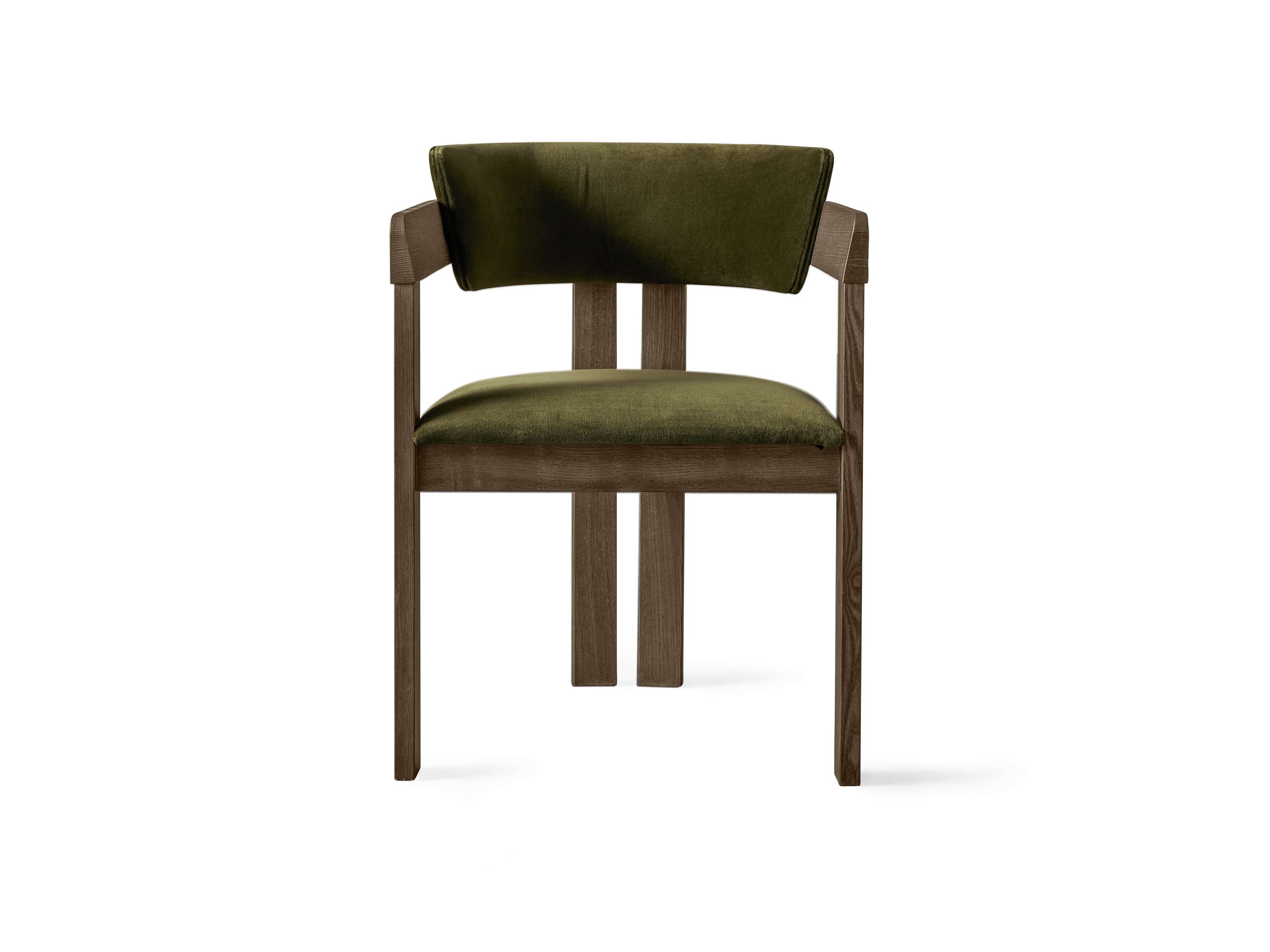 Rodin Dining Arm Chair in Vesuvio Black