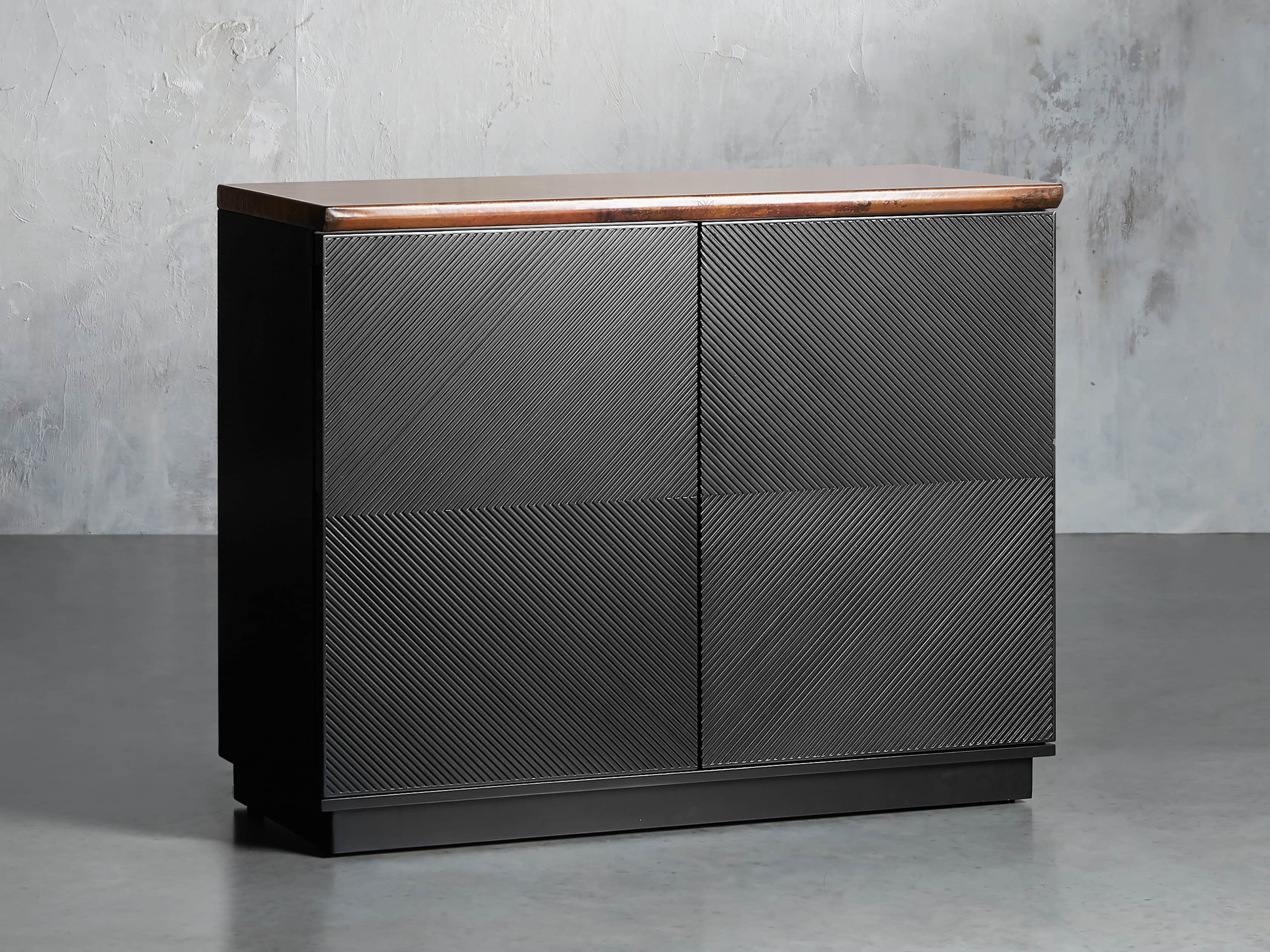 Renata Buffet in Grooved Copper