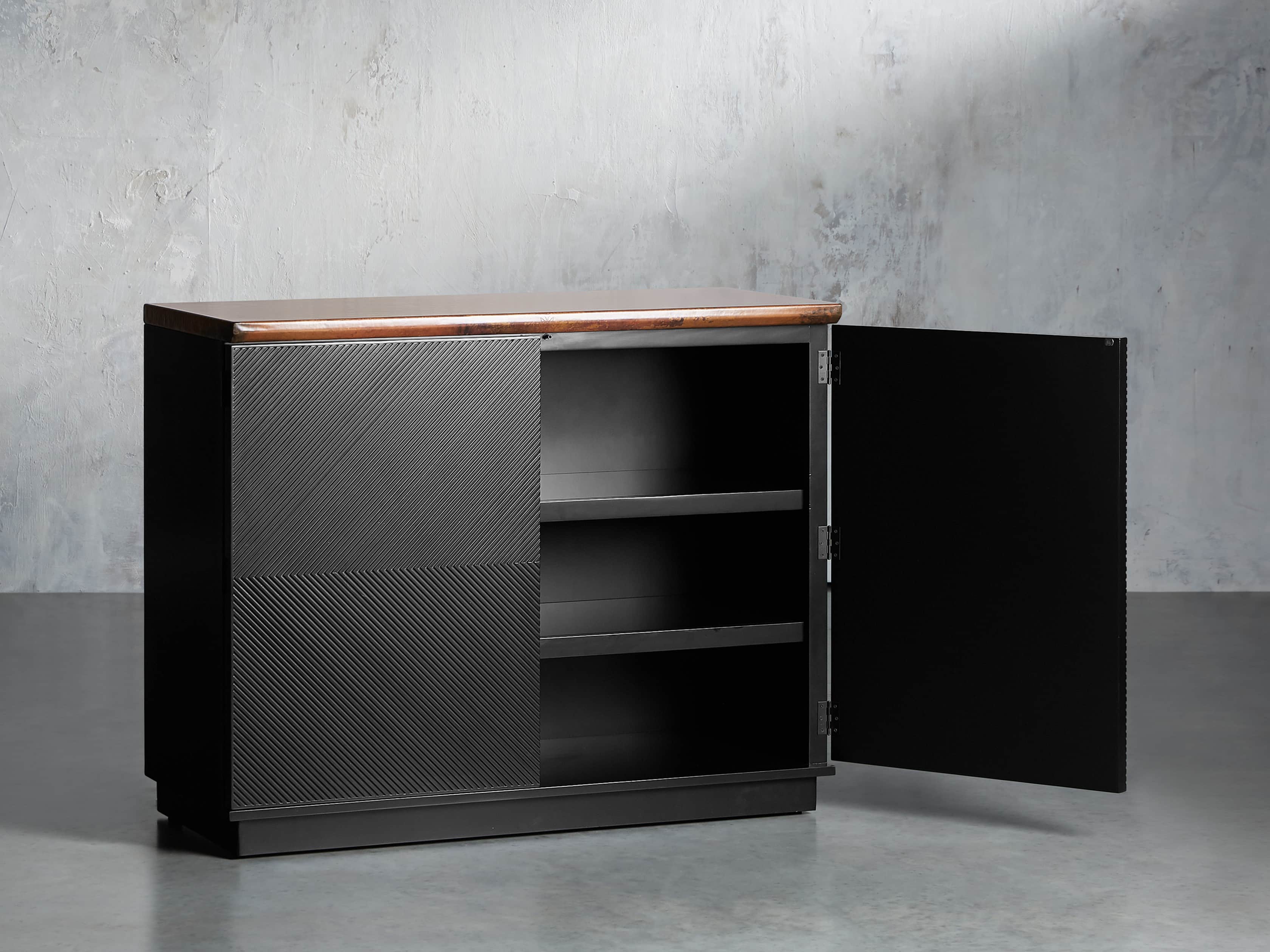 Renata Buffet in Grooved Copper