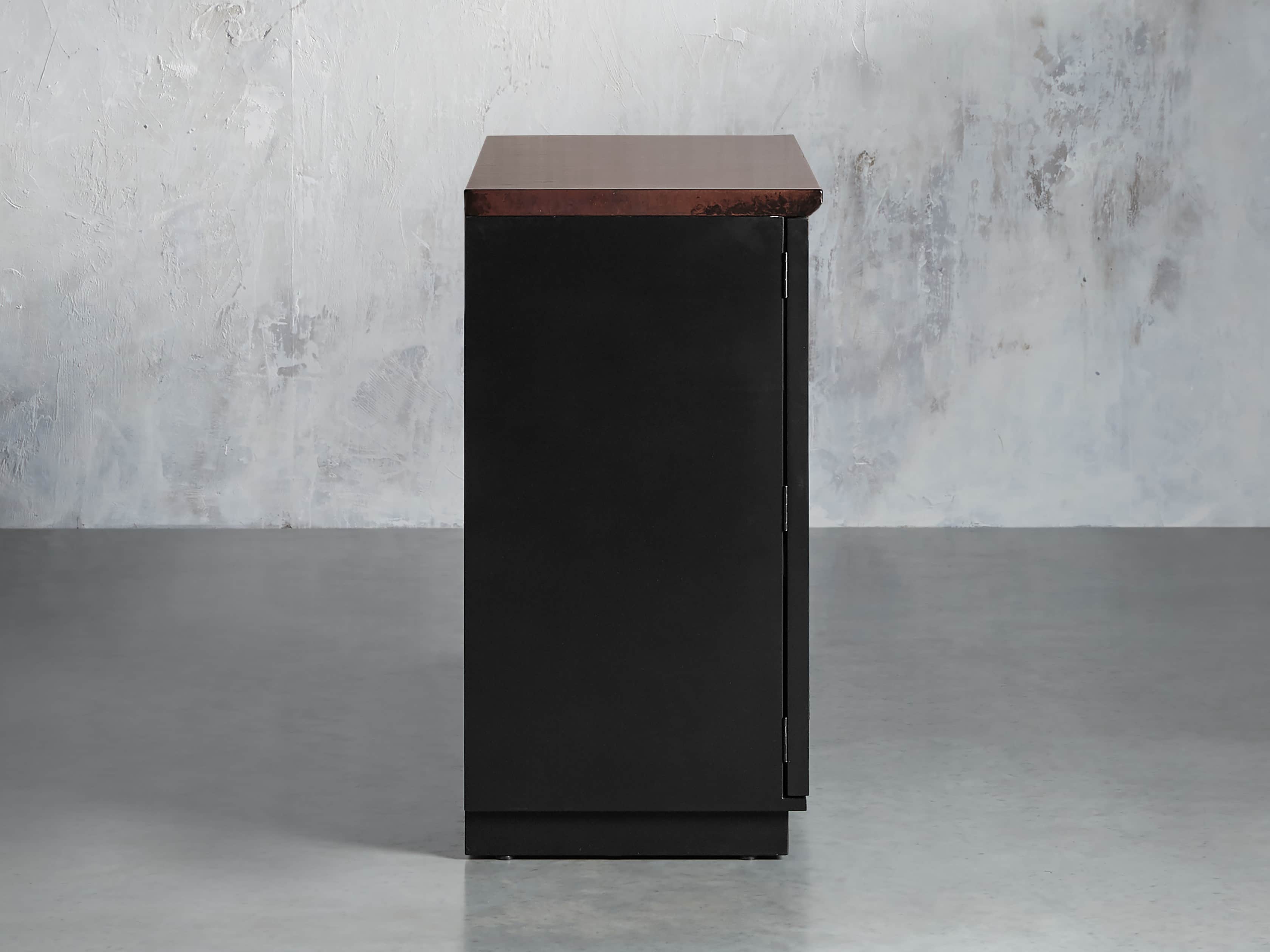Renata Buffet in Grooved Chocolate Copper