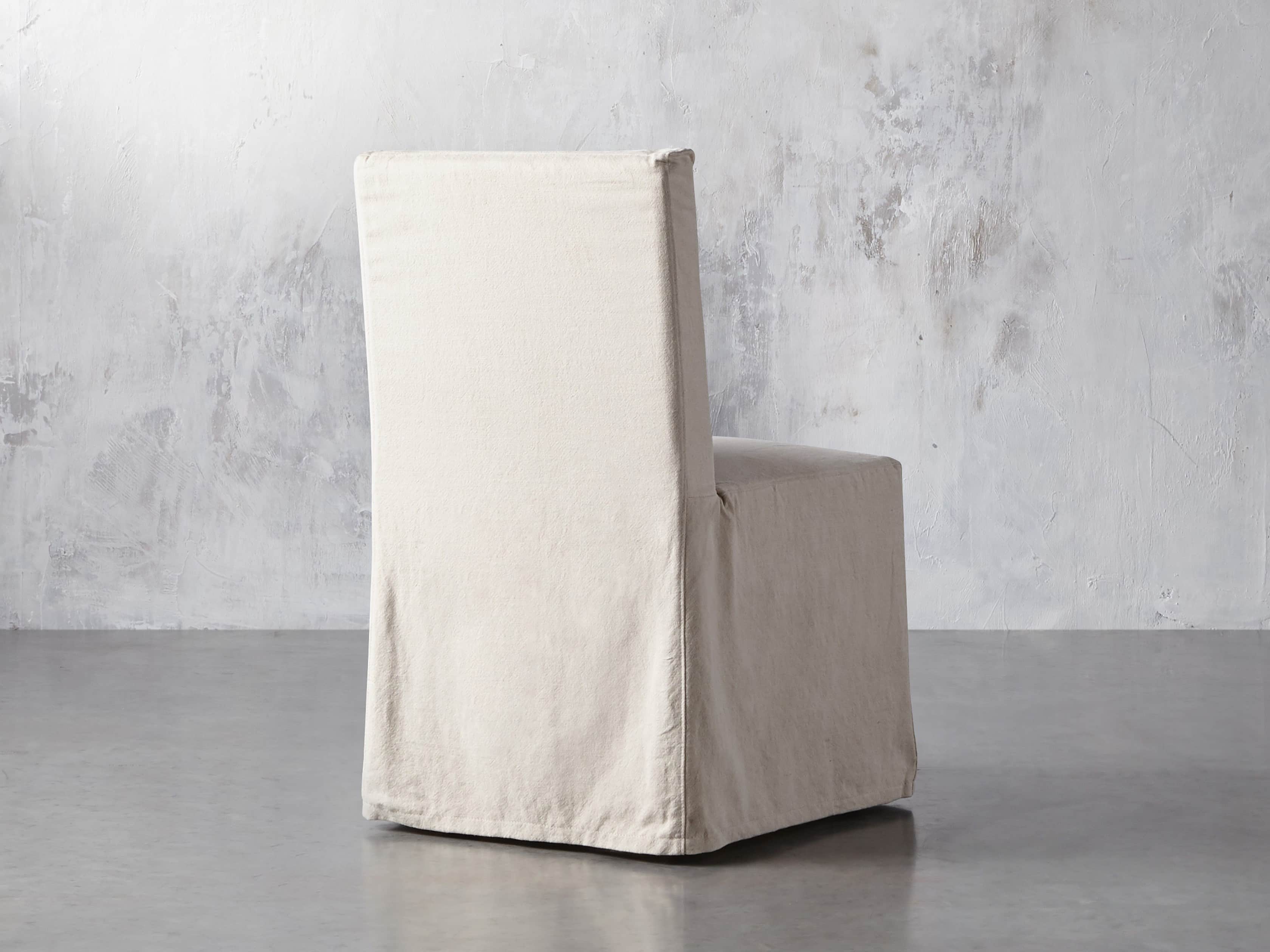 Roulette Slipcovered 21" Dining Side Chair