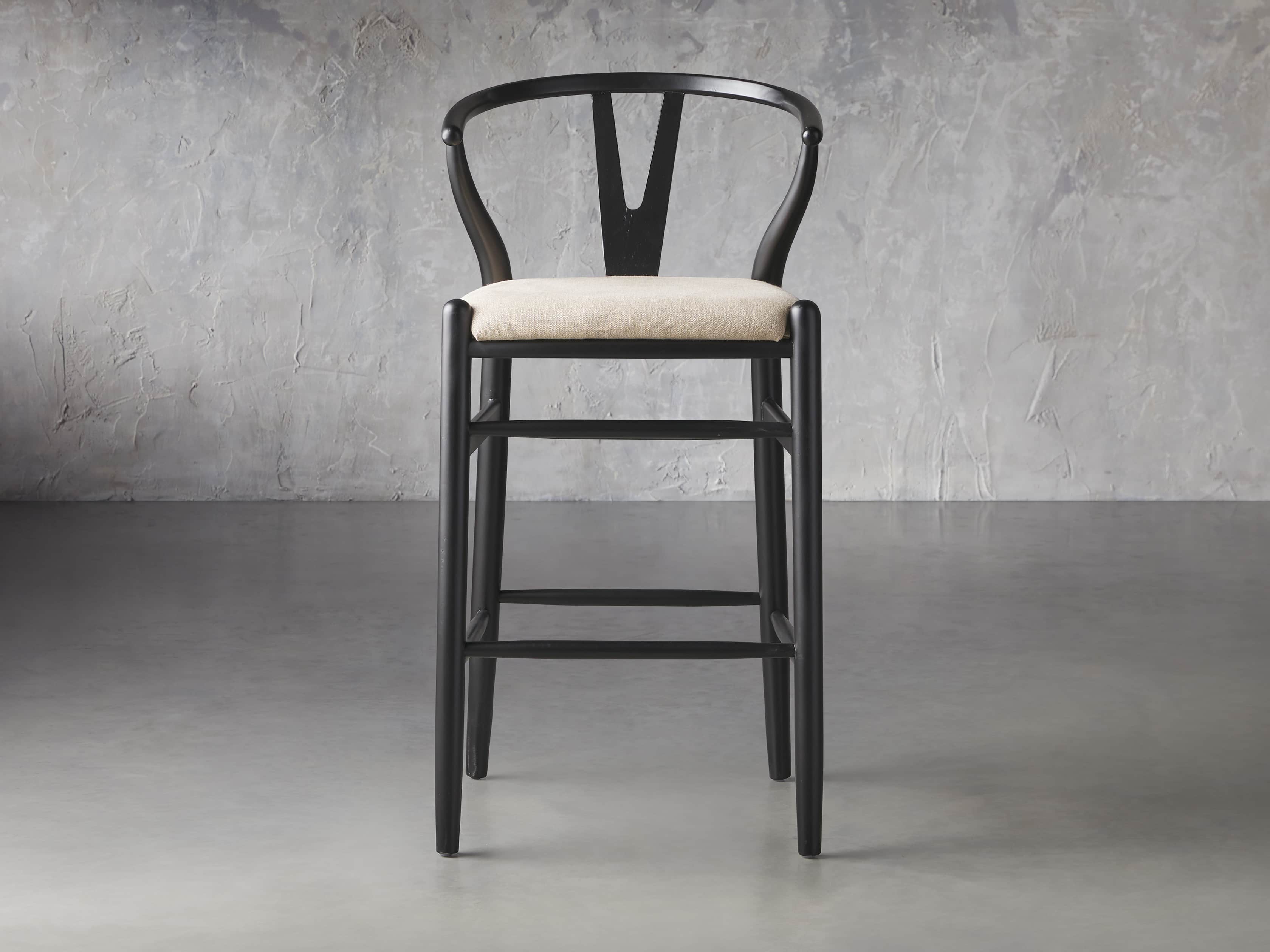 robin wishbone counter stool