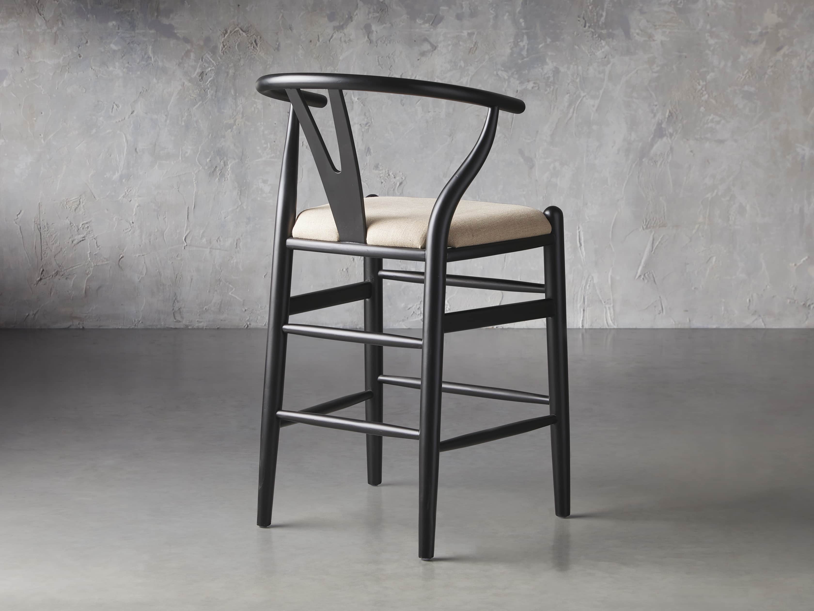 Robin Counter Stool in Black, slide 5 of 8