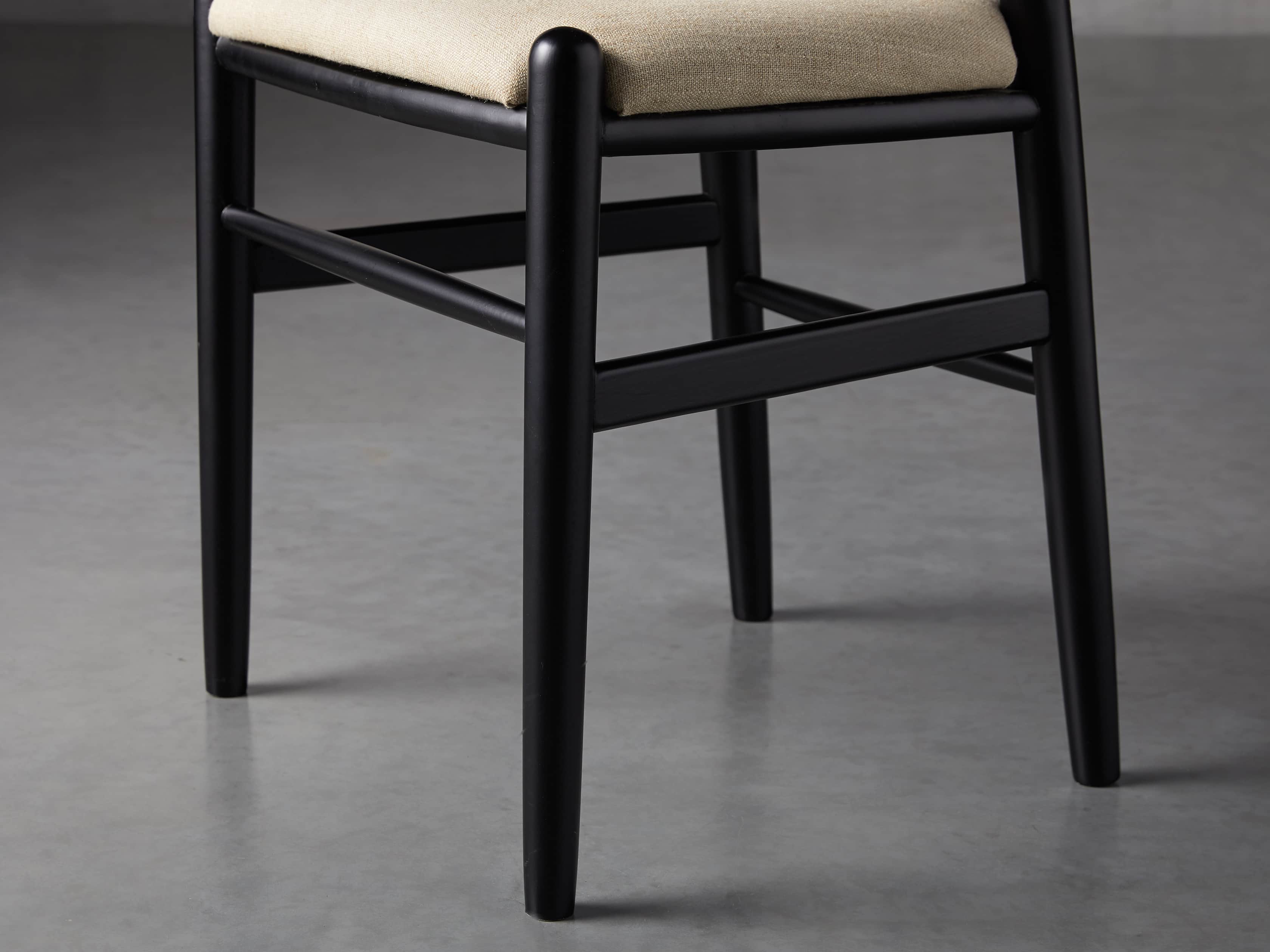 Robin 21" Dining Side Chair in Black, slide 8 of 11