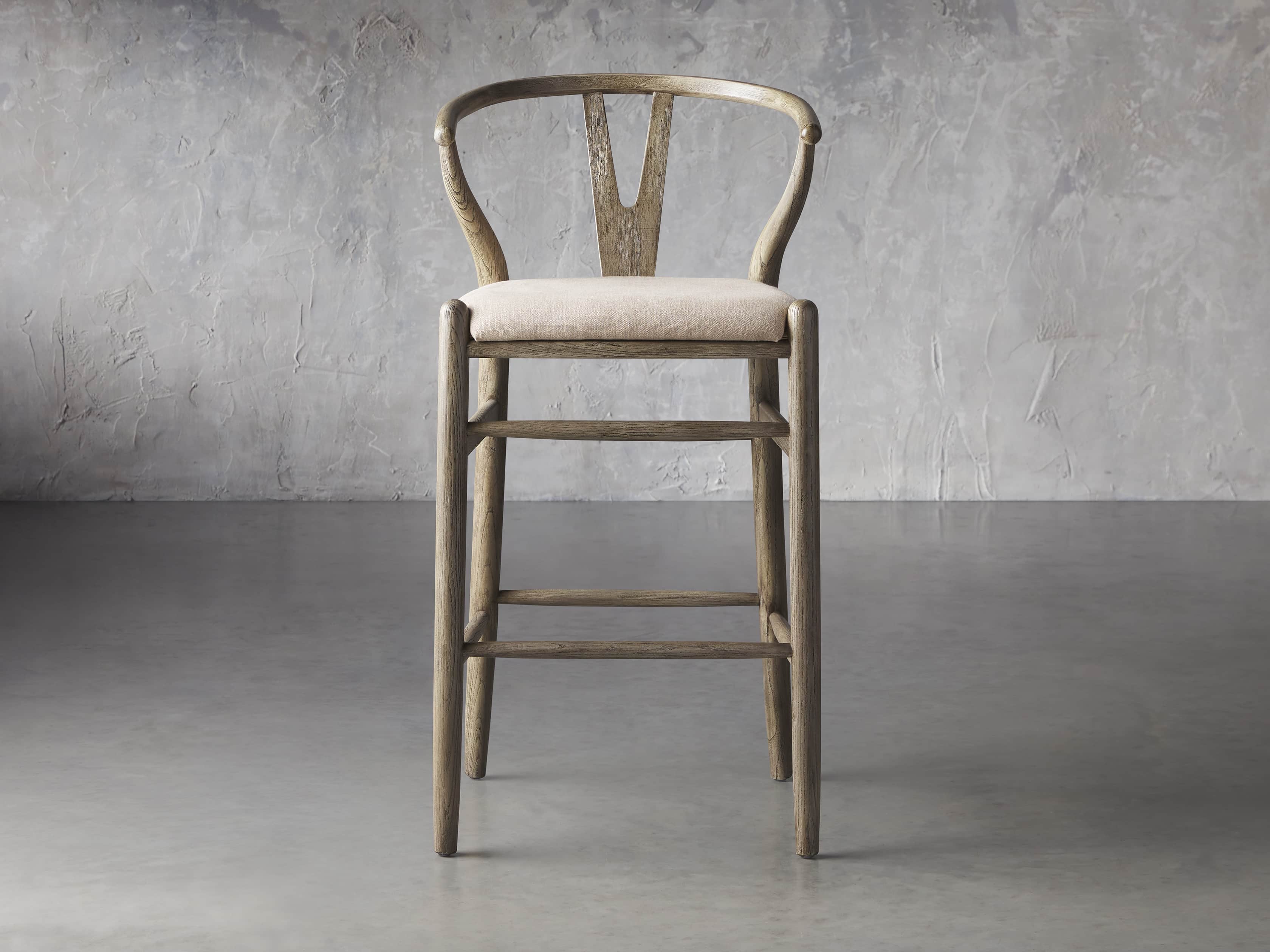 Robin Bar Stool in Stone Vintage