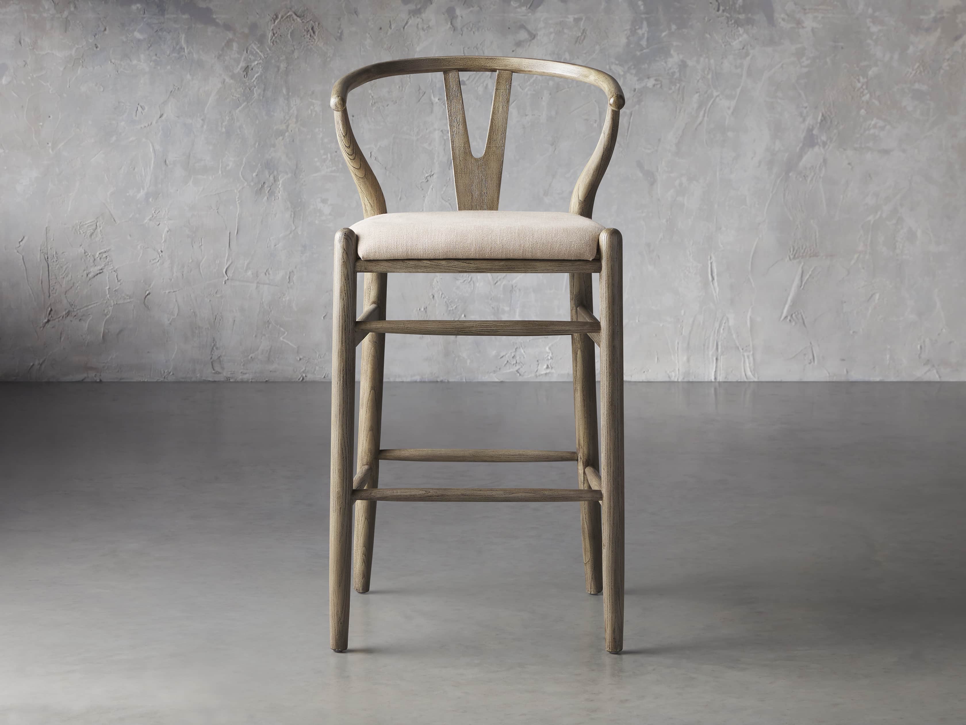 Robin Bar Stool in Stone Vintage, slide 2 of 8