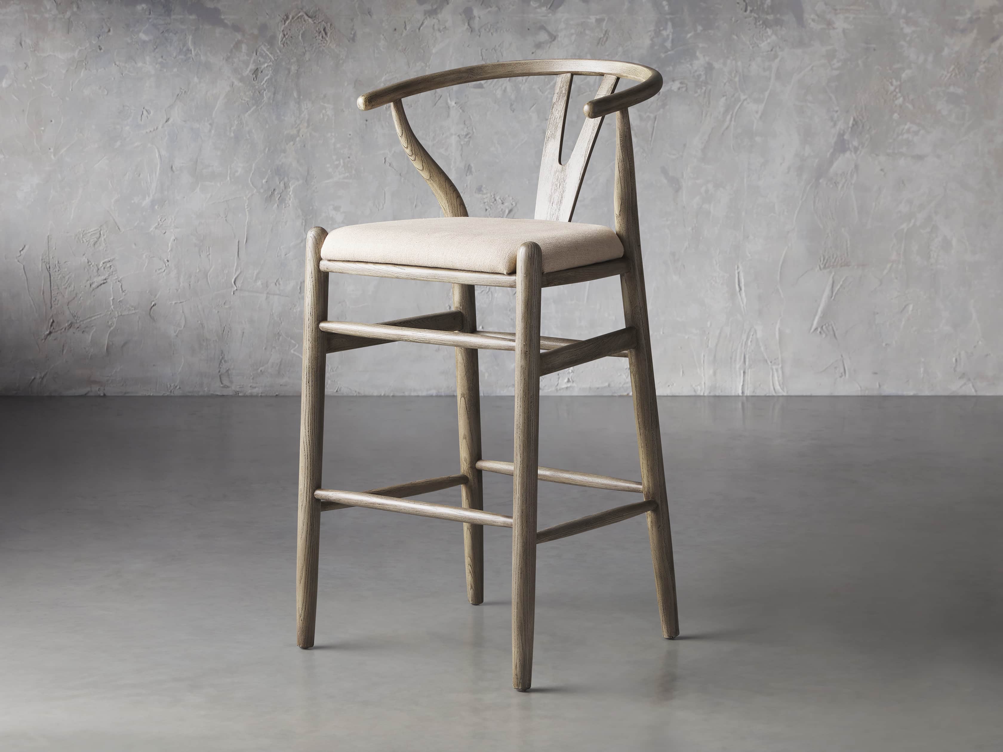 Robin Bar Stool in Stone Vintage, slide 3 of 8