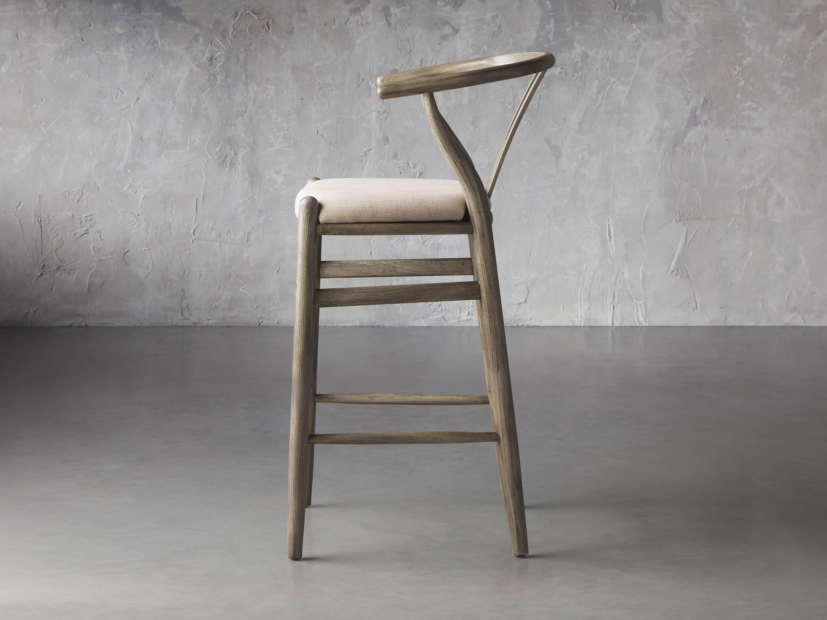 Robin Bar Stool in Stone Vintage, slide 4 of 8