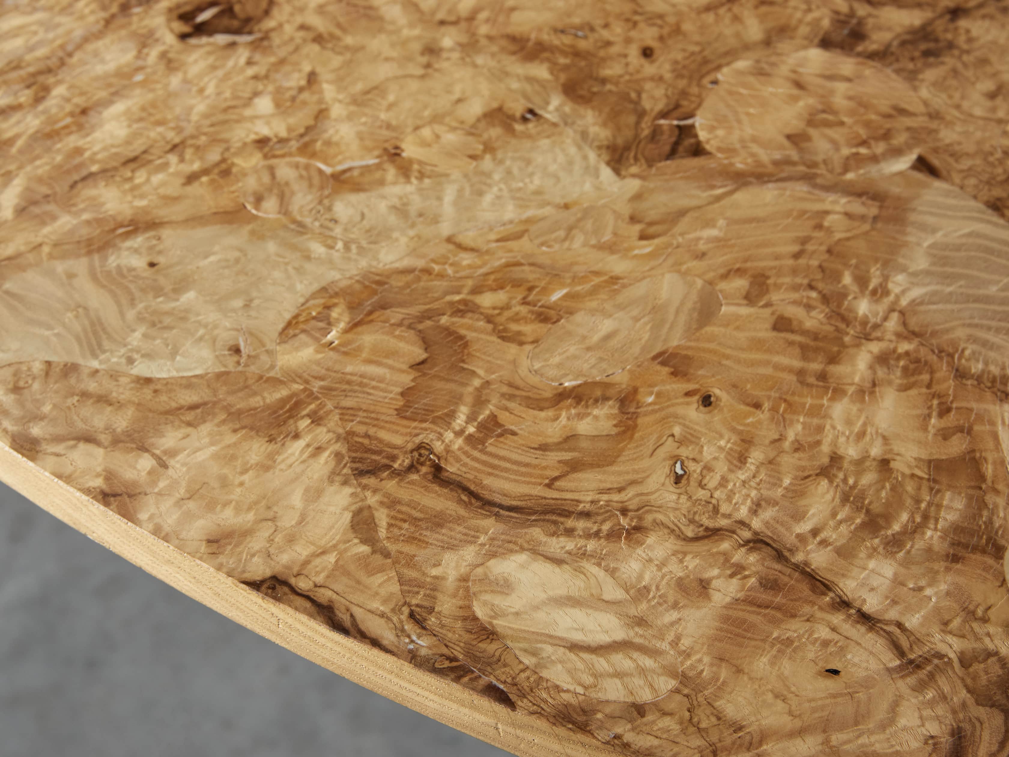 Sicily Burl 60" Dining Table