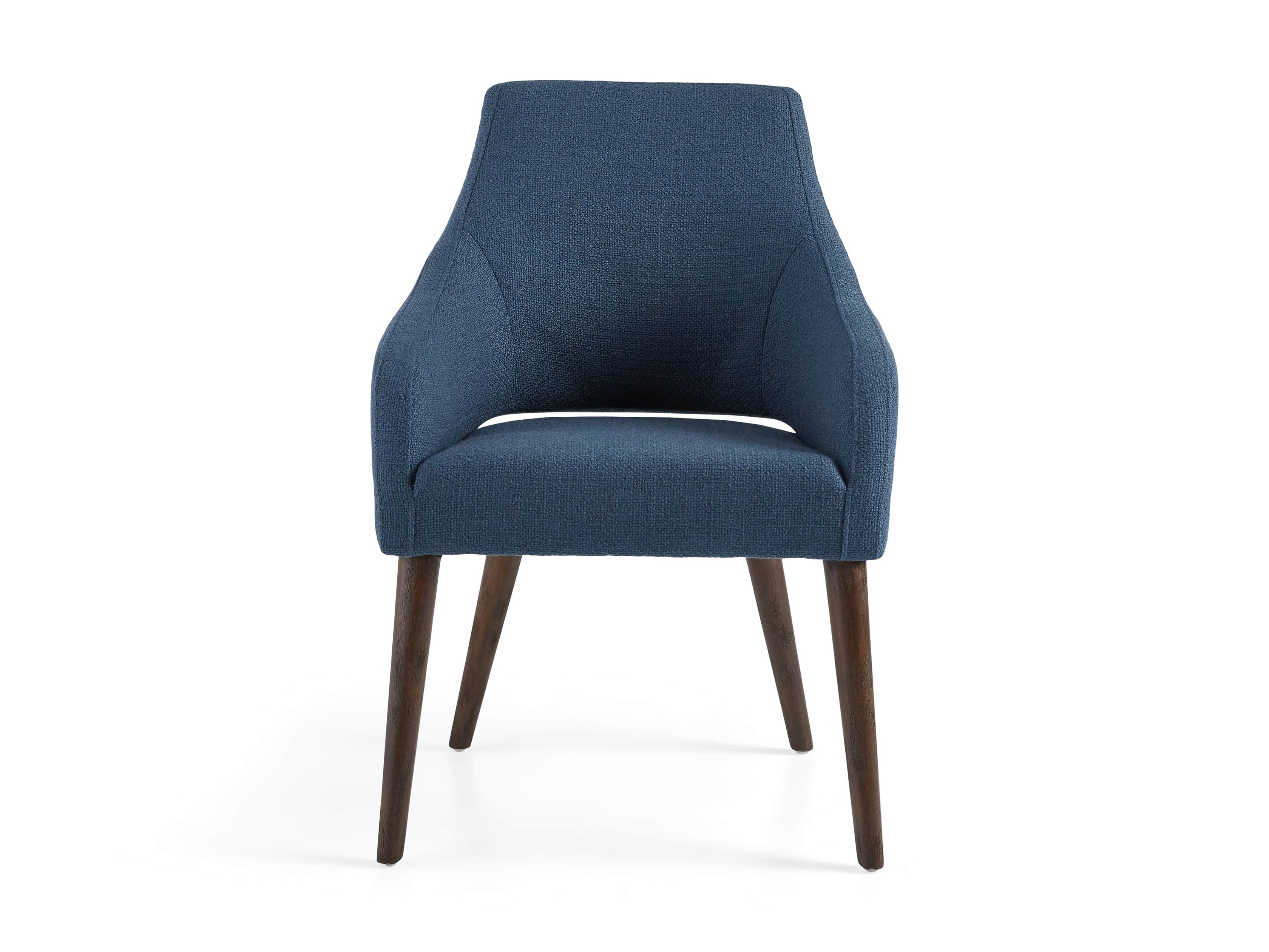 Stevie Upholstered 24" Dining Arm Chair in Moto Cadet