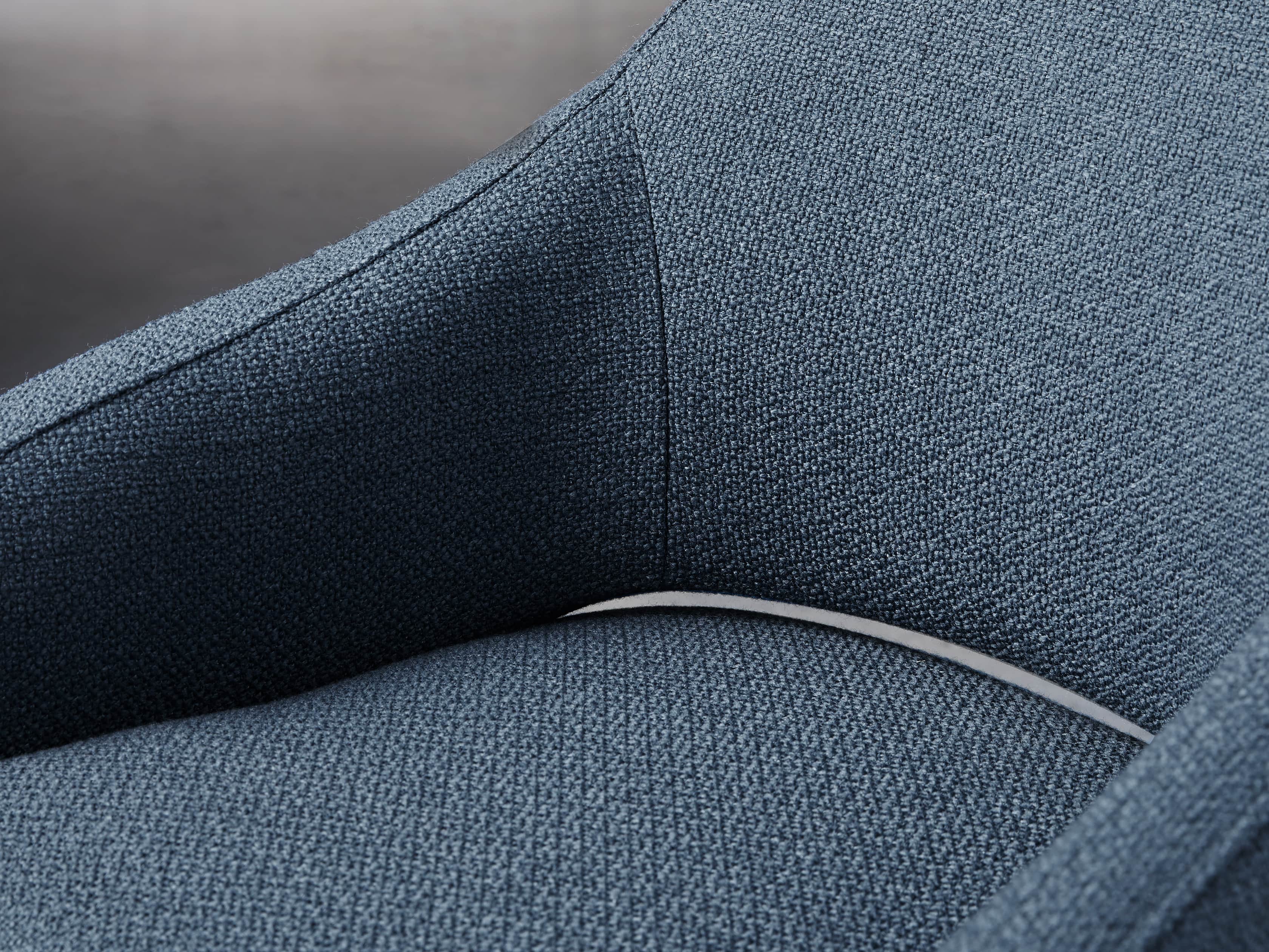 Stevie Upholstered 24" Dining Arm Chair in Moto Cadet