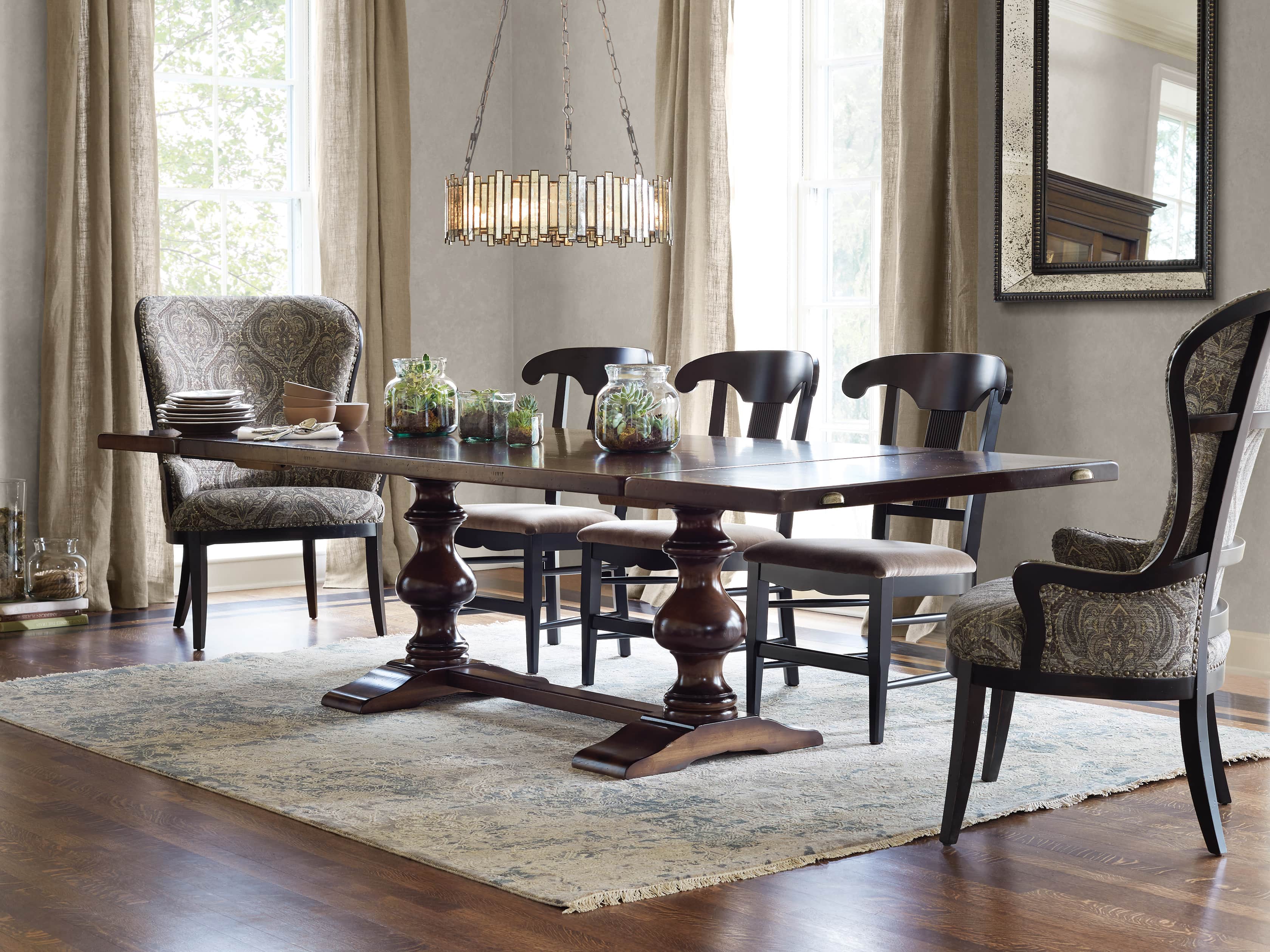 arhaus pedestal table