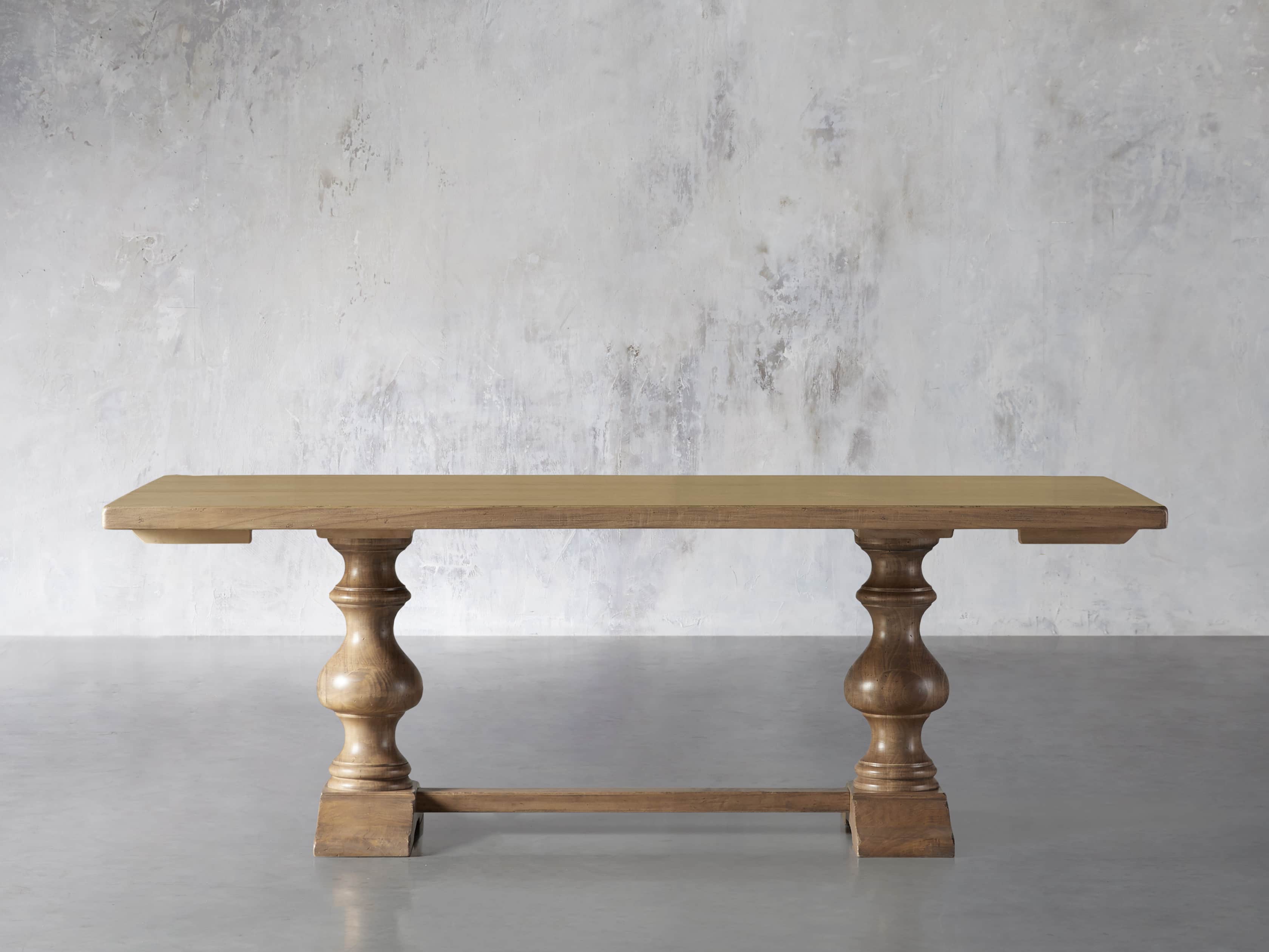 Tuscany 78" Extension Dining Table in Blonde, slide 3 of 9