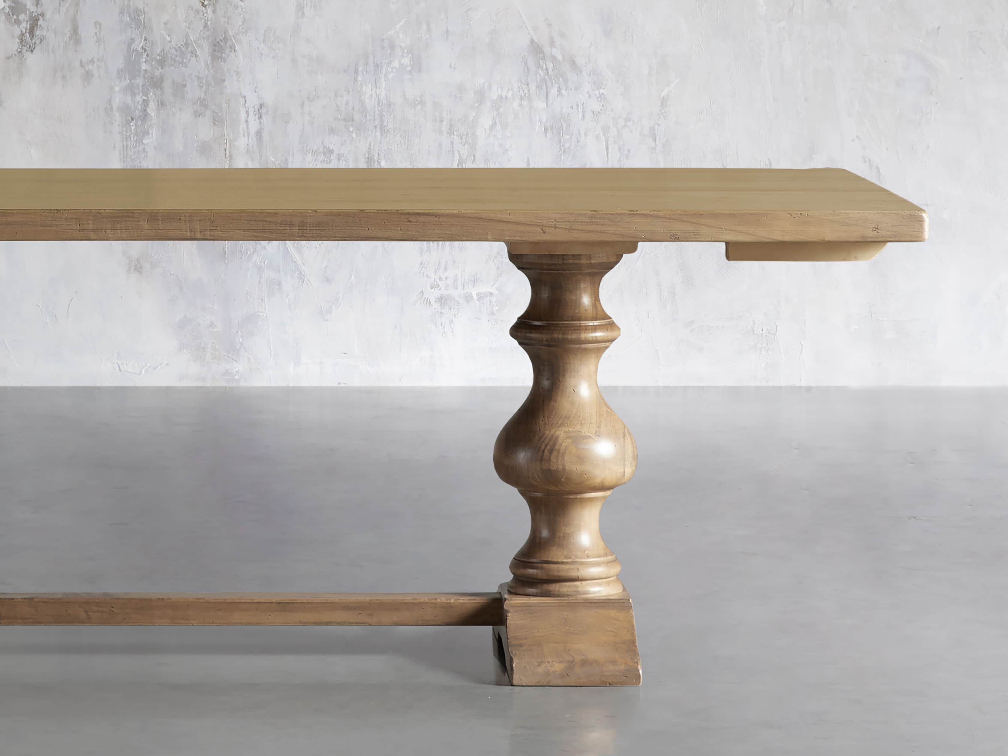 Tuscany 78" Extension Dining Table in Blonde, slide 2 of 9