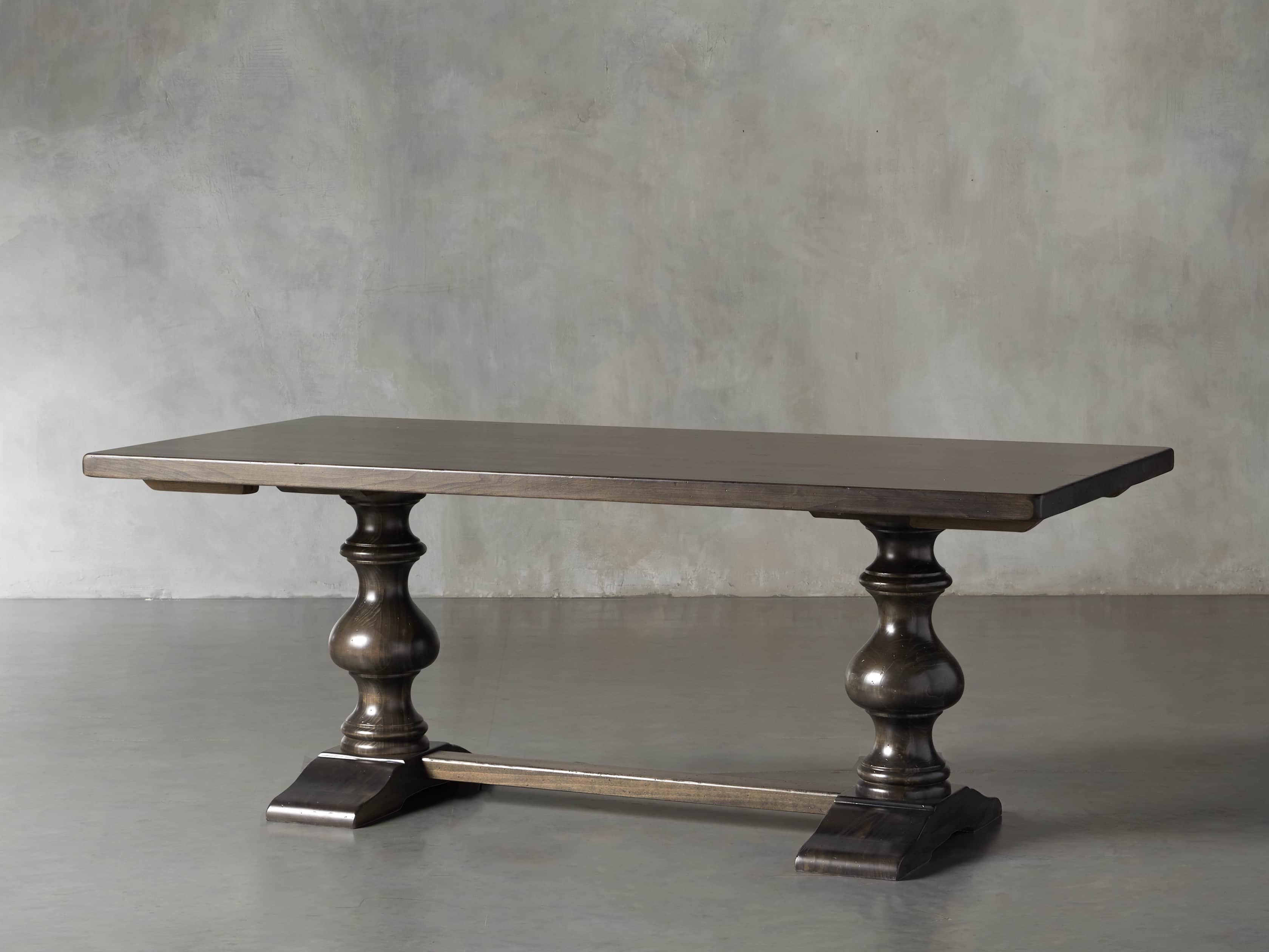 Tuscany 78" x 39" Extension Dining Table in Porfido, slide 4 of 16
