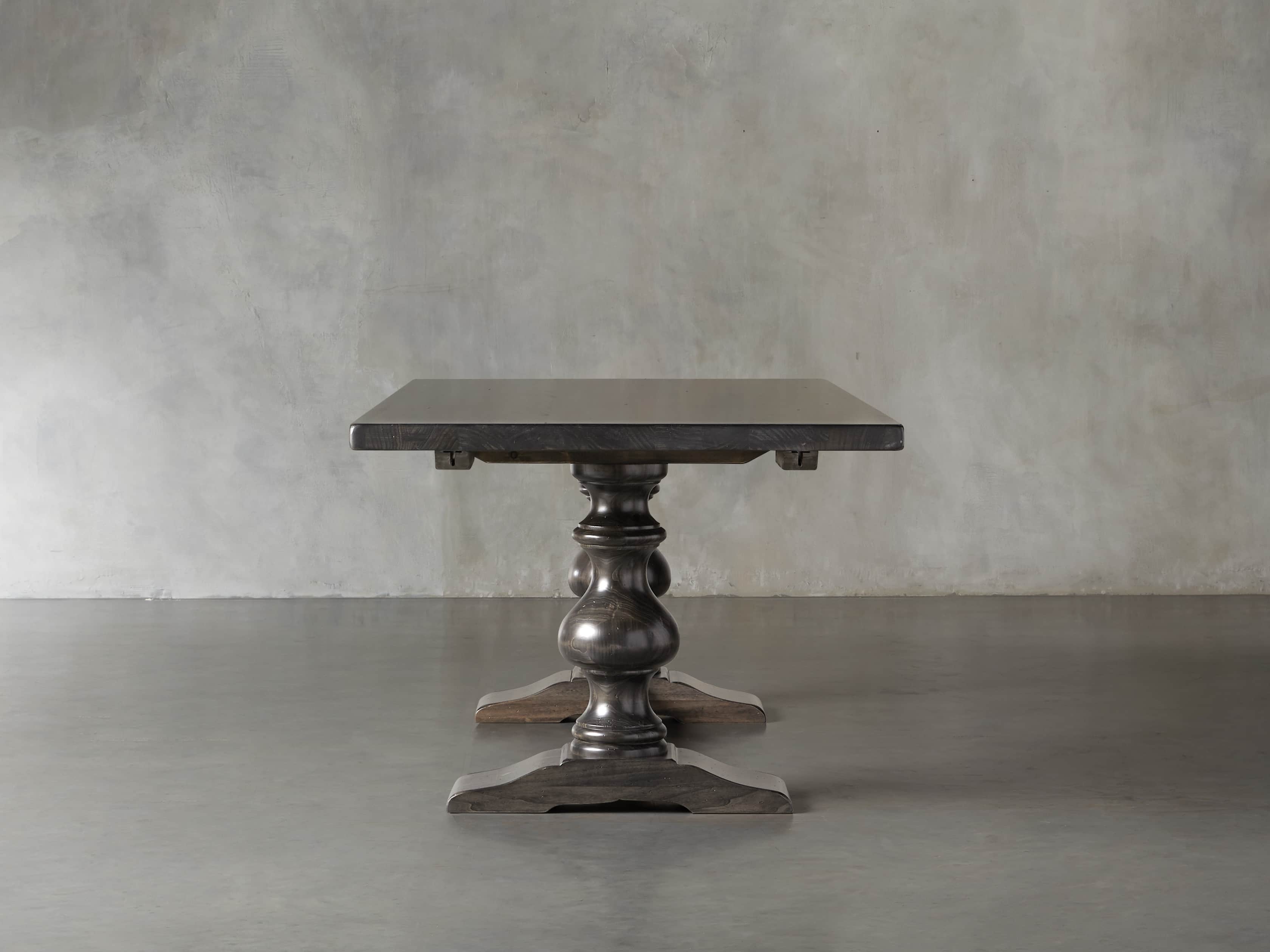 Tuscany 78" x 39" Extension Dining Table in Porfido, slide 5 of 16