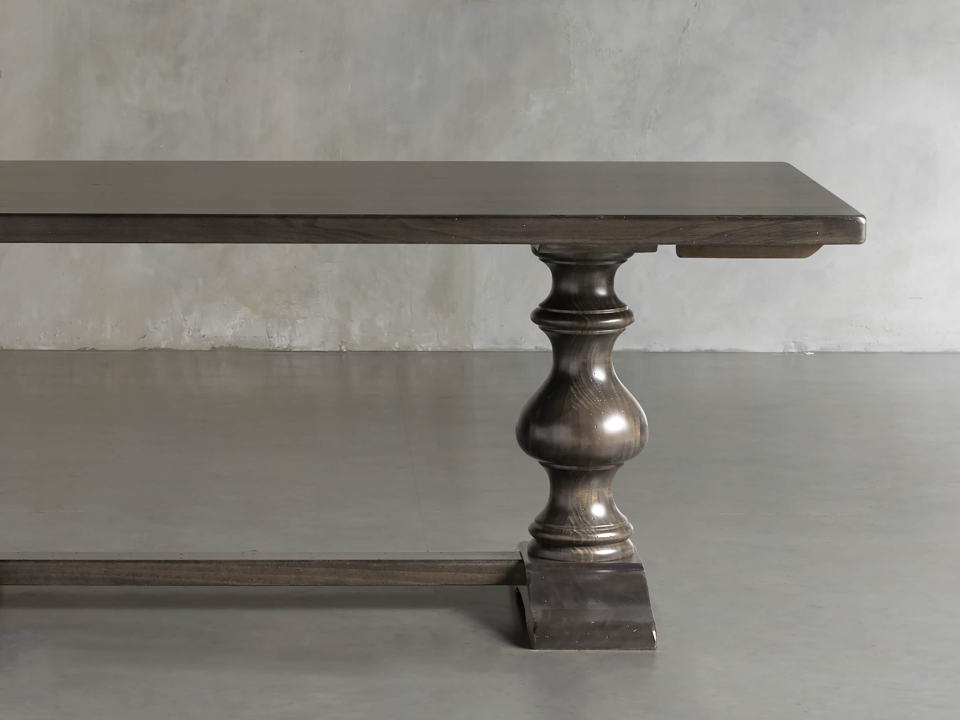 Tuscany 94" x 44" Extension Dining Table in Porfido