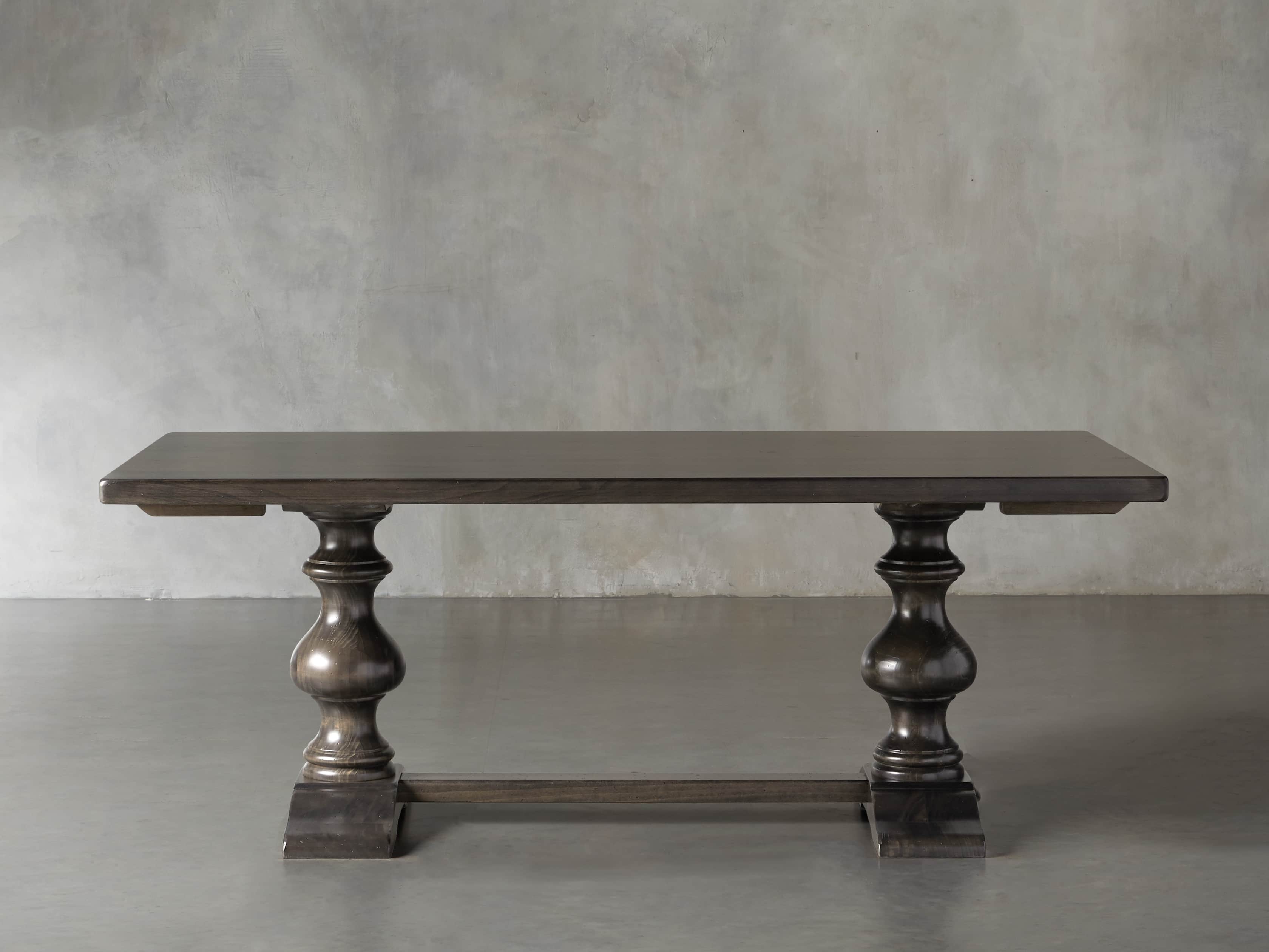 Tuscany 94" x 44" Extension Dining Table in Porfido