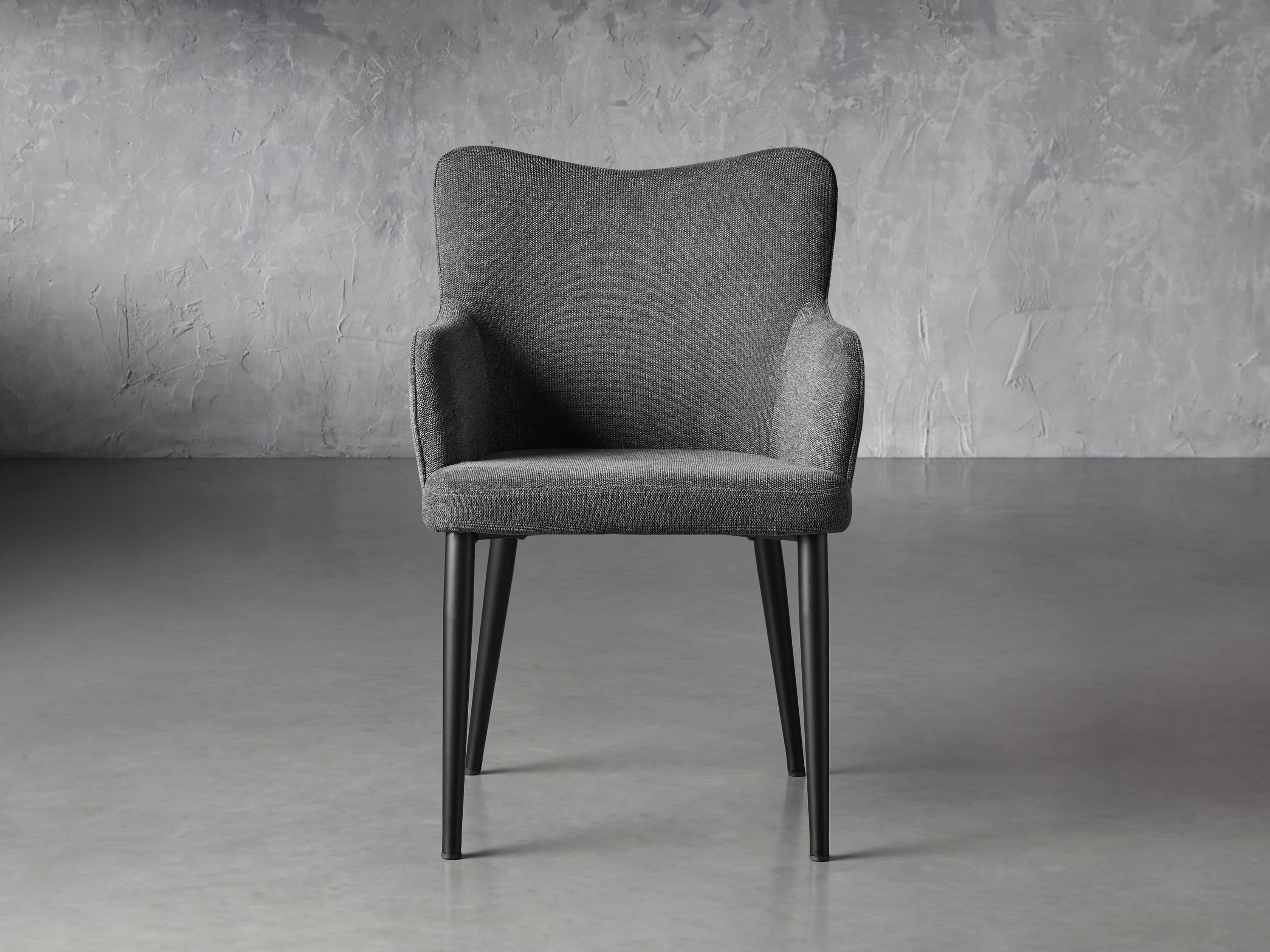 View the Tay Dining Arm Chair | Variant: EDIE CHARCOAL