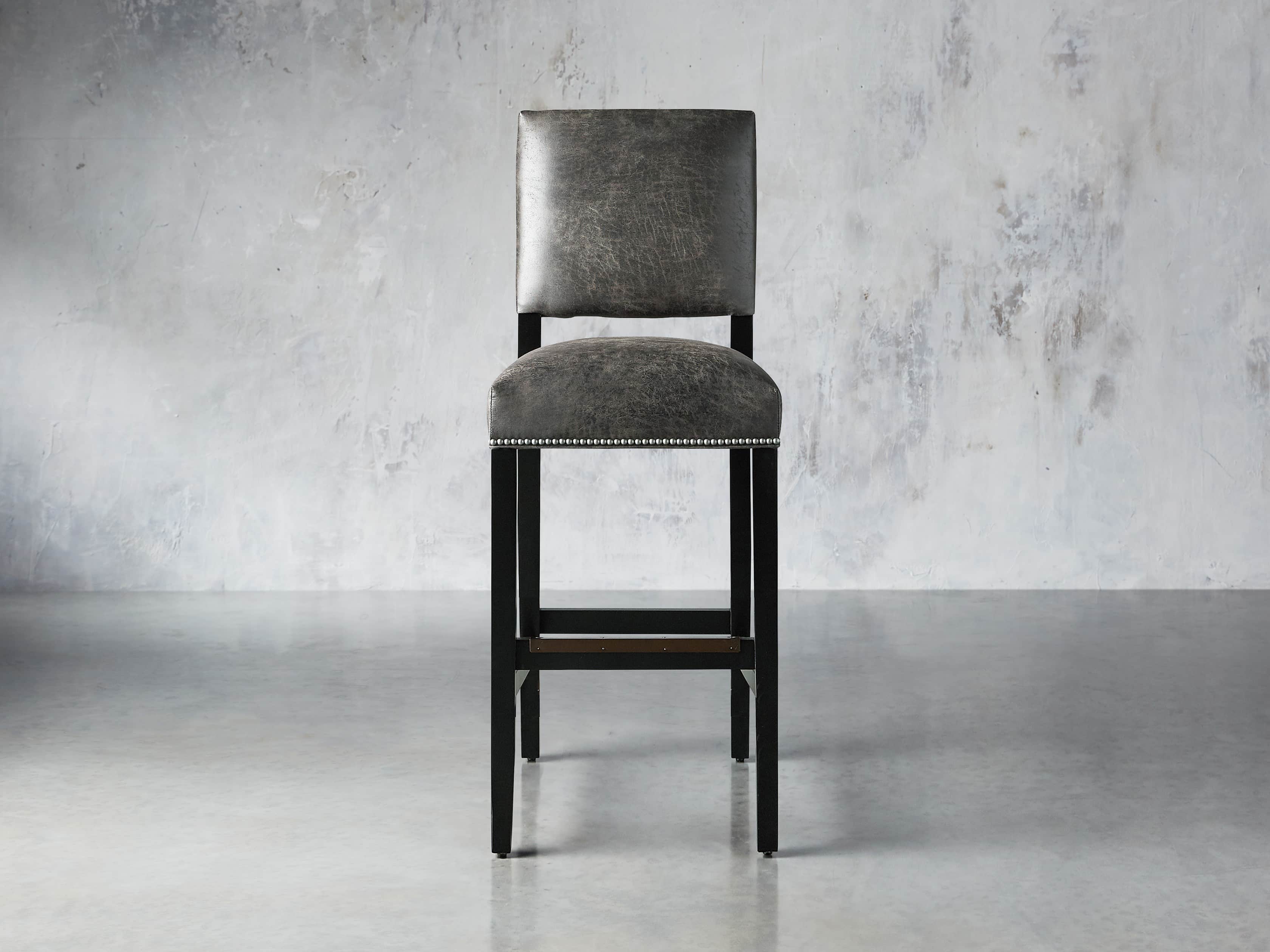 Torino Recycled Leather Barstool