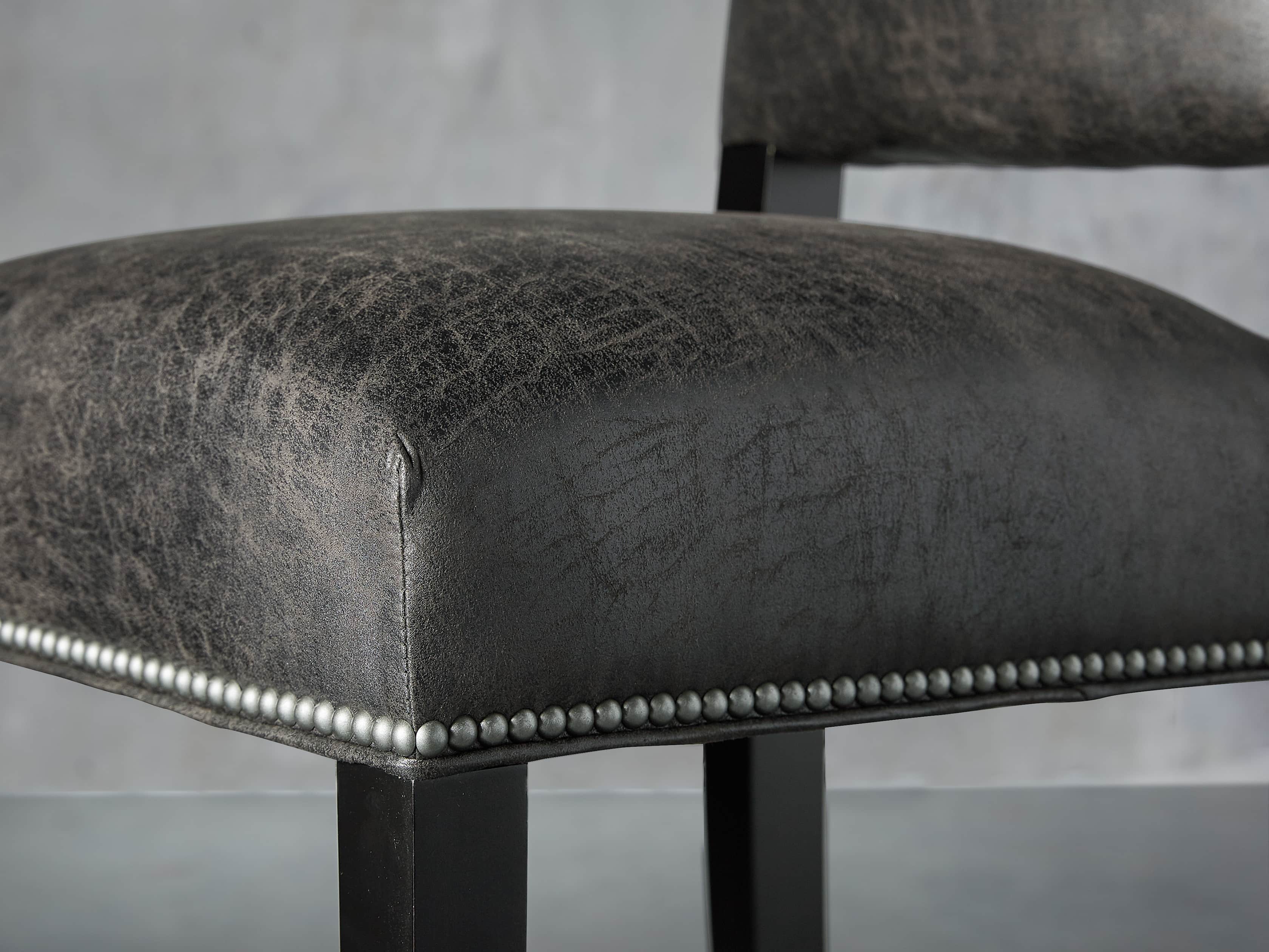 Torino Recycled Leather 19" Counter Stool