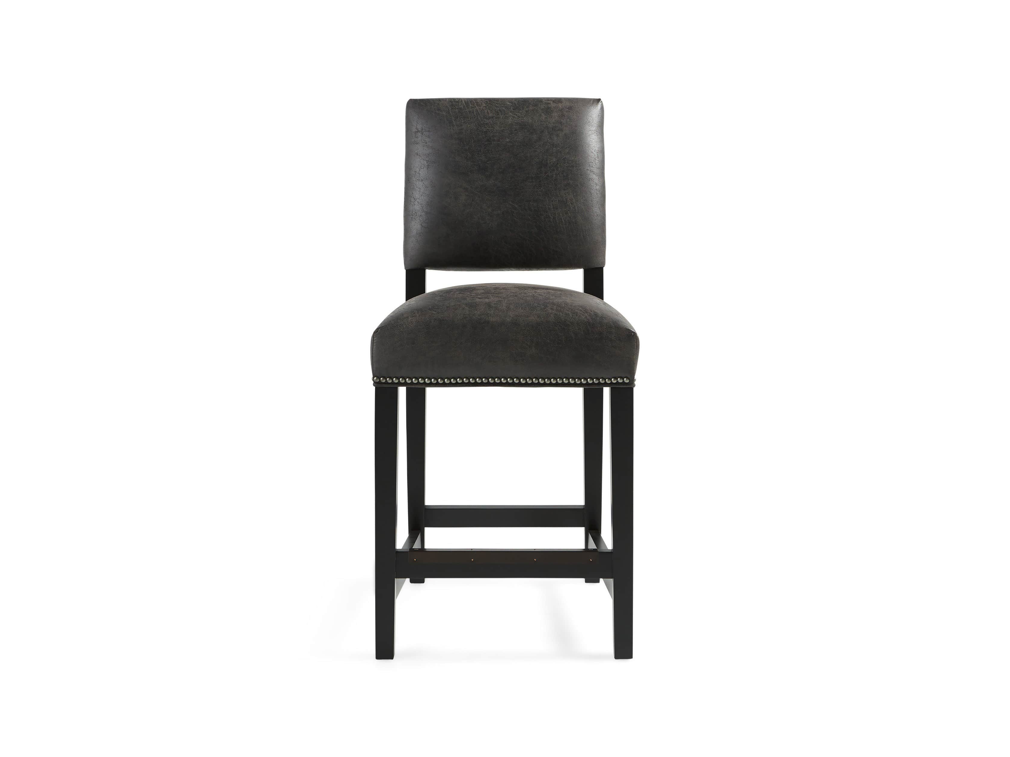 Torino Recycled Leather 19" Counter Stool
