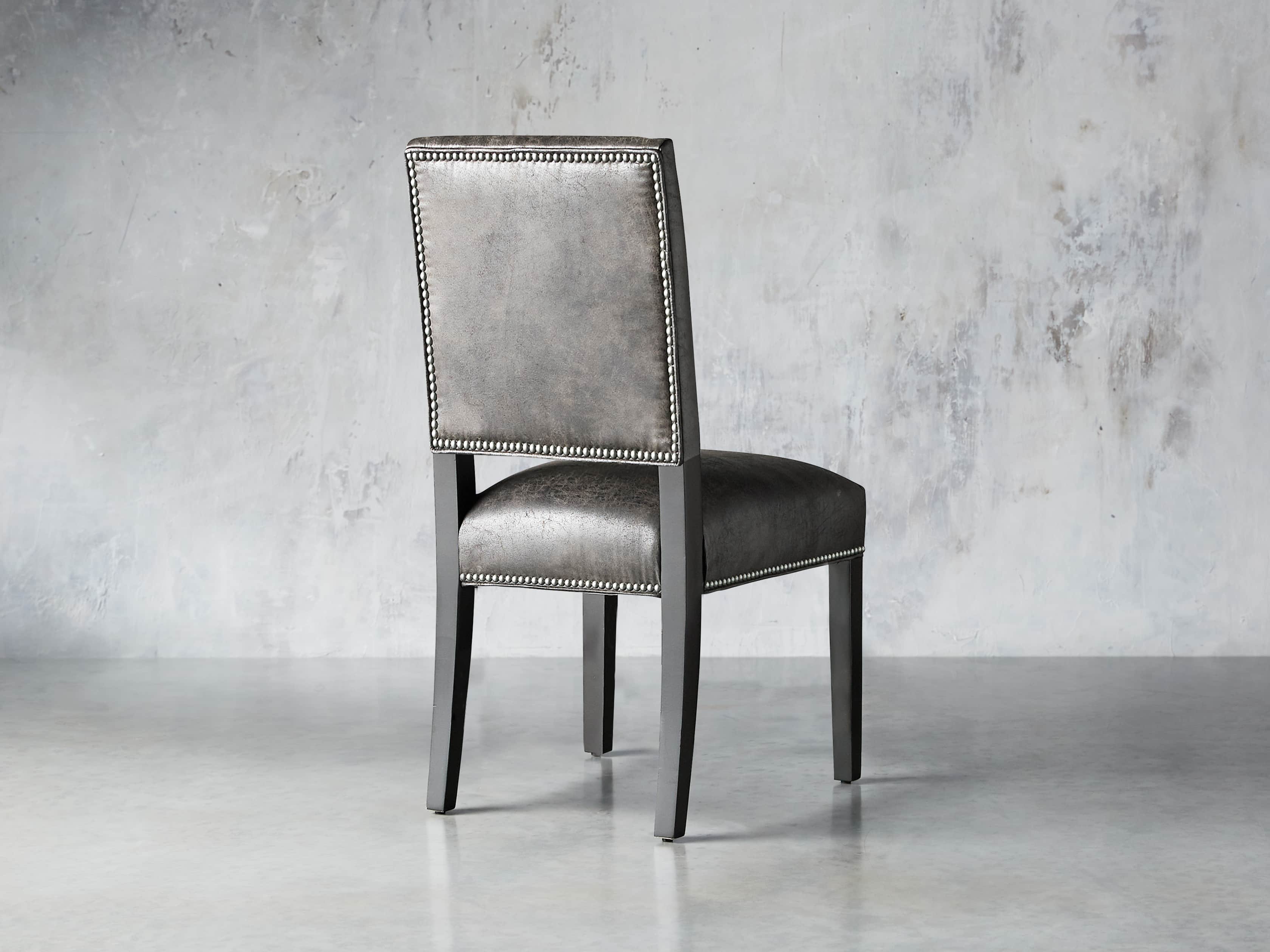 Torino Recycled Leather Dining Side Chair, slide 4 of 9