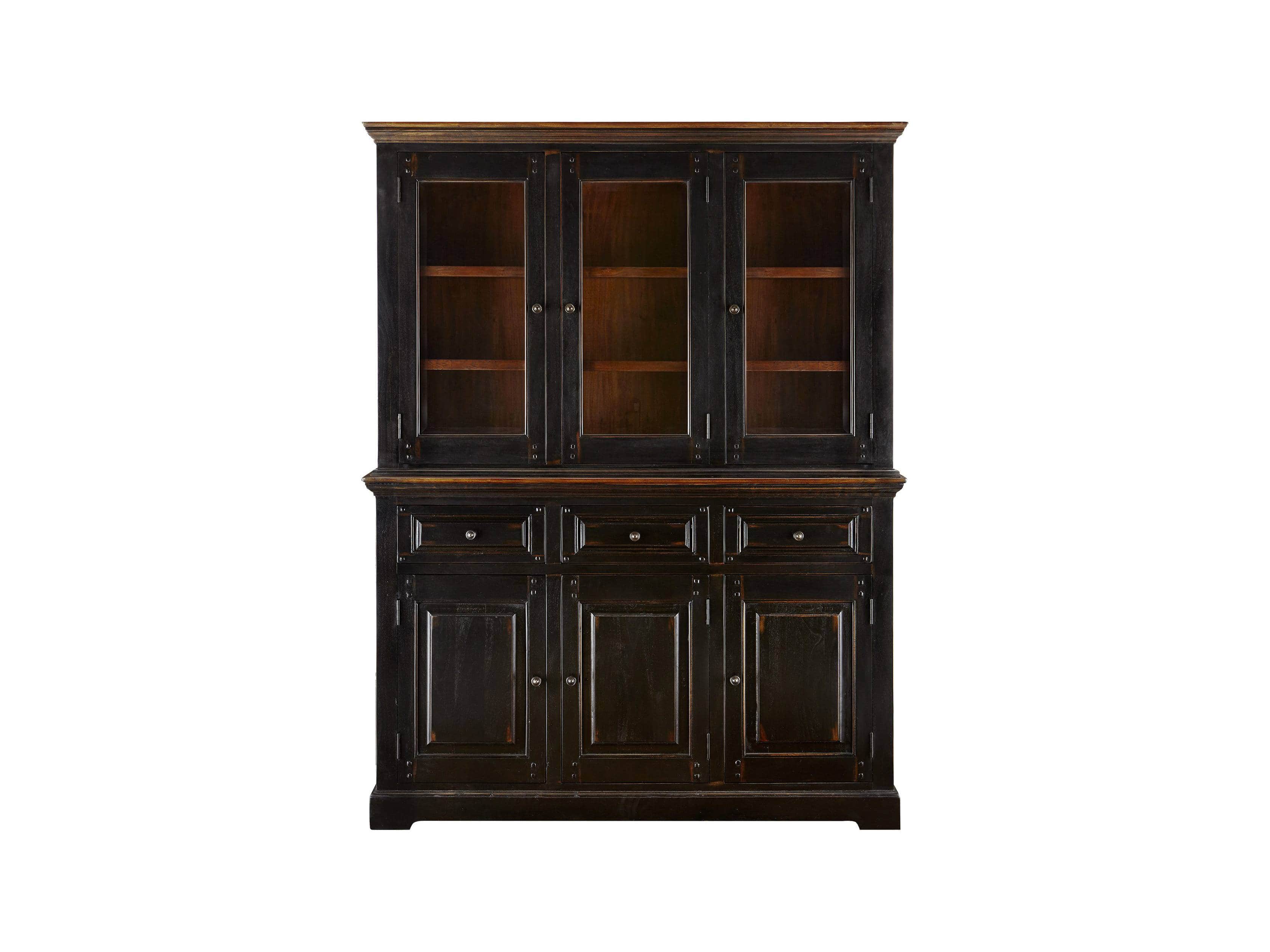 Toulon Buffet with Hutch in Toasted Auburn