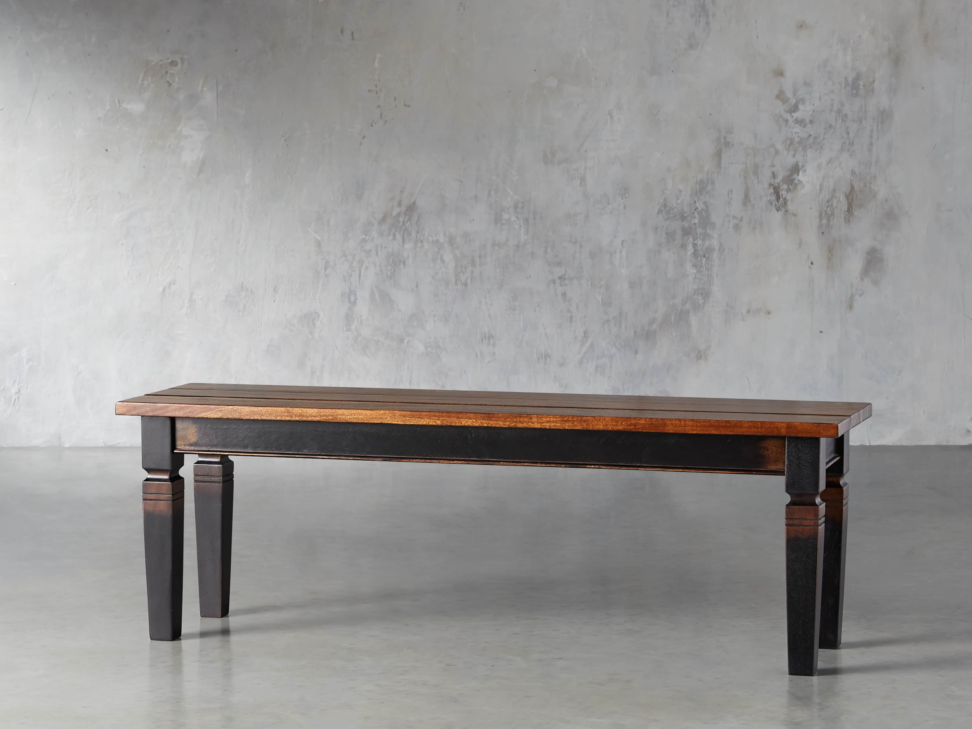 Toulon 54" Bench in Toasted Auburn
